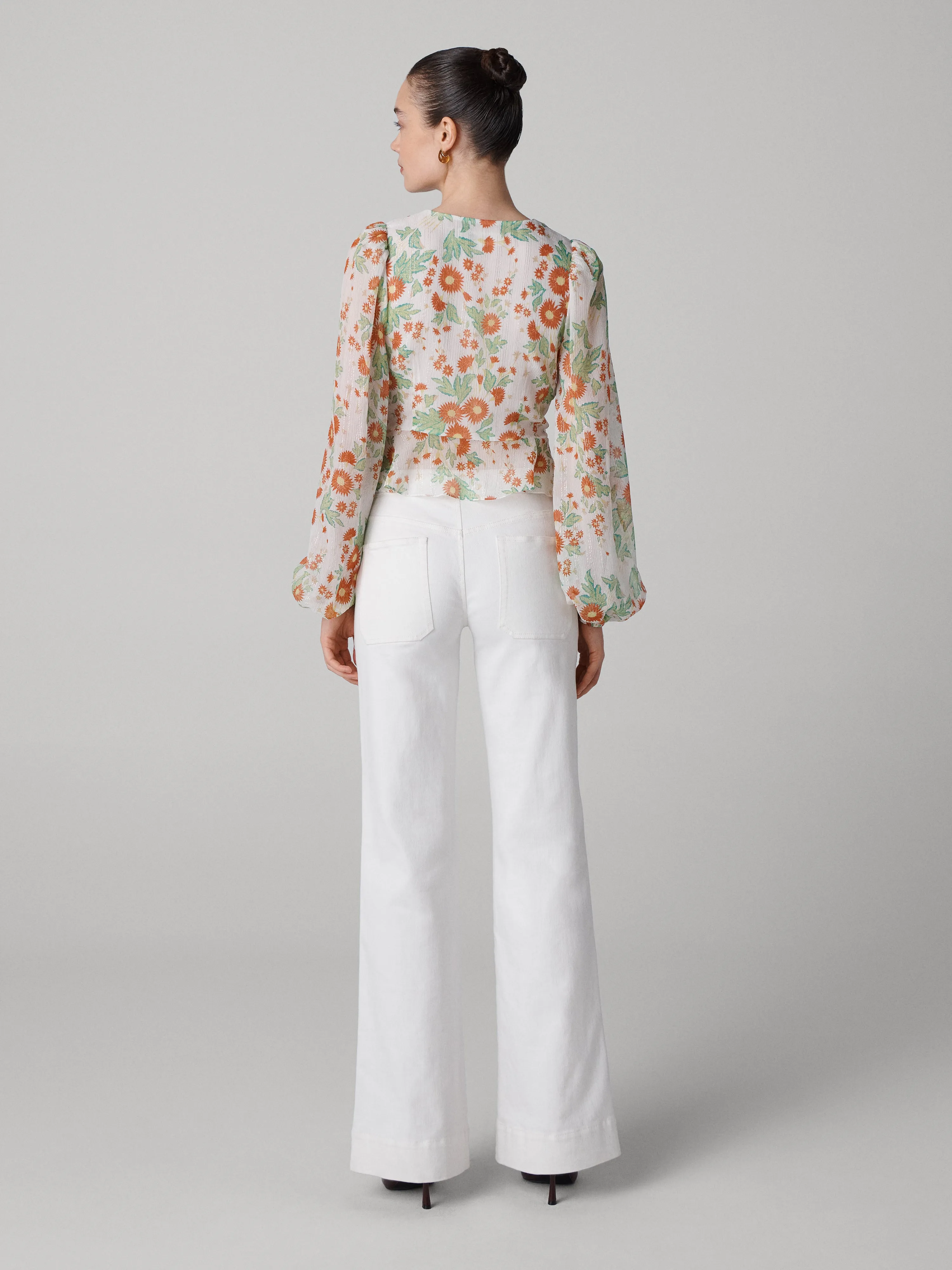 Mary Silk Chiffon Top sold by Diane Von Furstenberg product image thumbnail 3