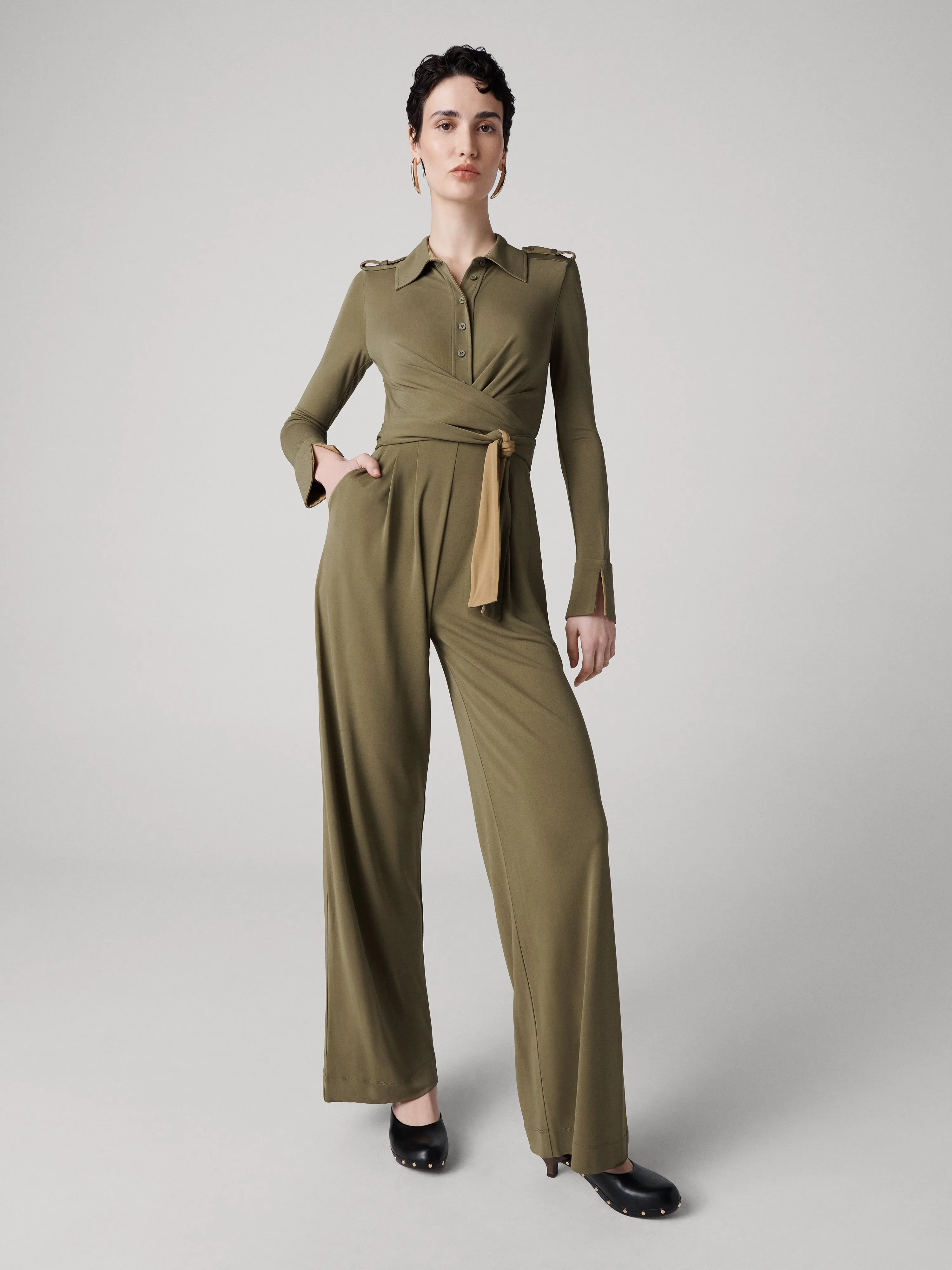 Jackie Jumpsuit sold by Diane Von Furstenberg