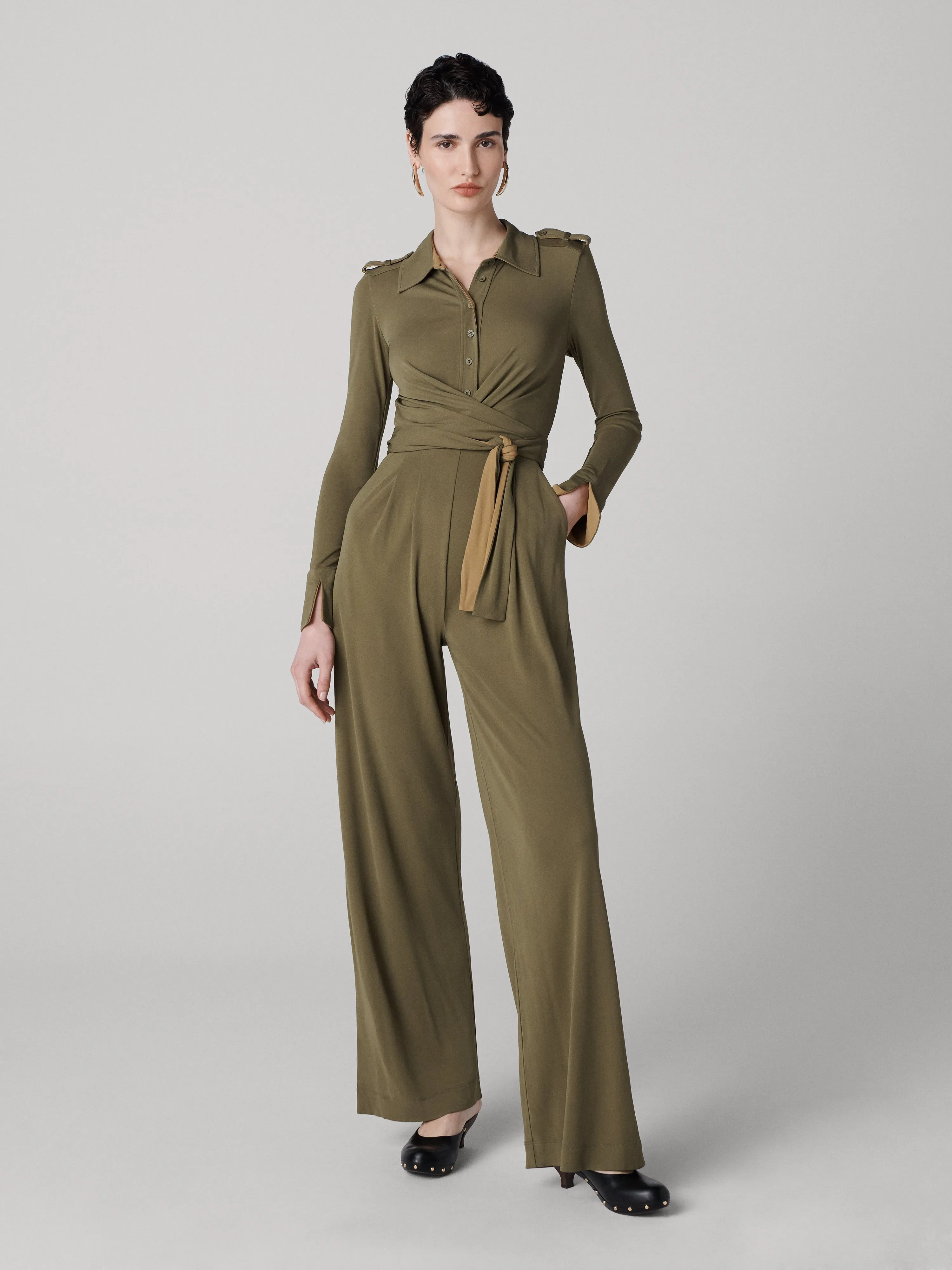 Jackie Jumpsuit sold by Diane Von Furstenberg product image thumbnail 4