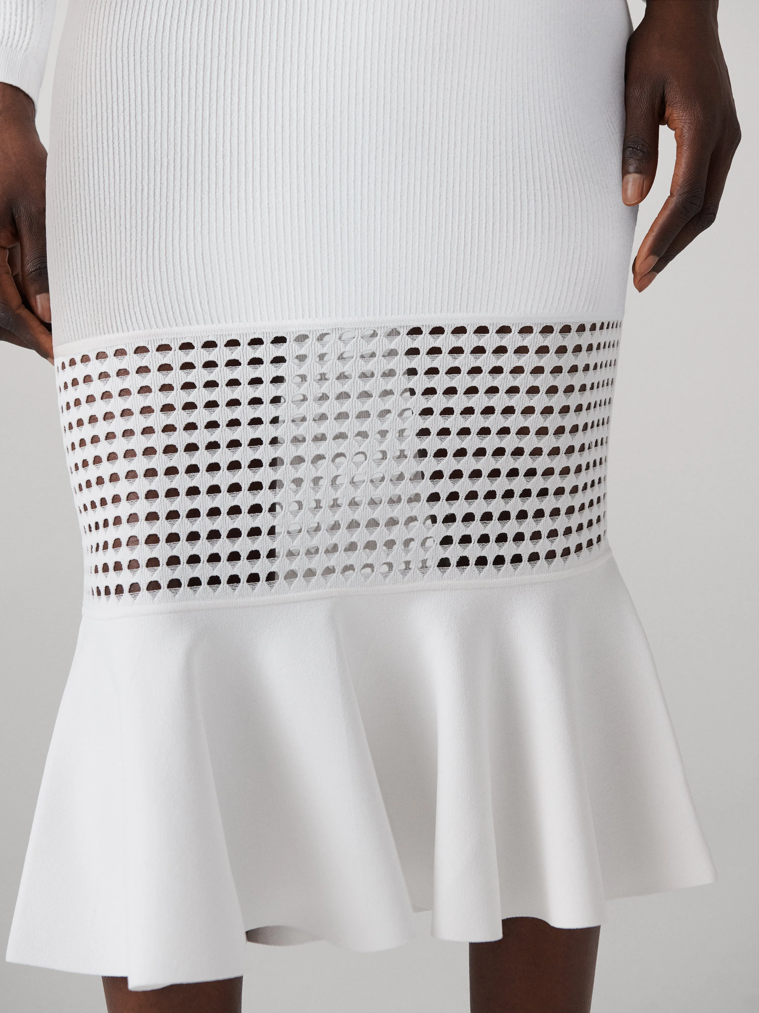 Georgia Eyelet Knit Skirt sold by Diane Von Furstenberg product image thumbnail 2