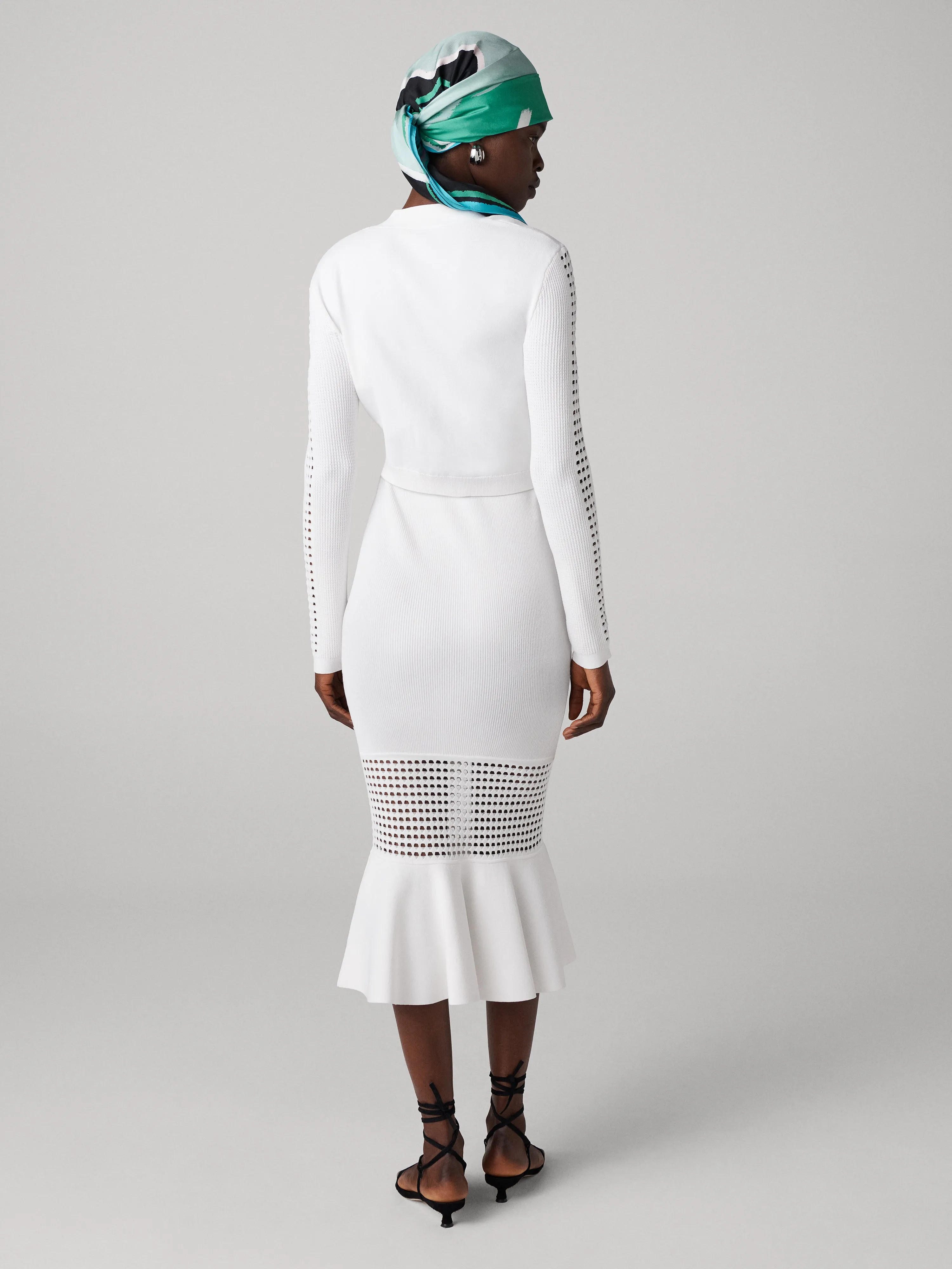 Georgia Eyelet Knit Skirt sold by Diane Von Furstenberg product image thumbnail 3