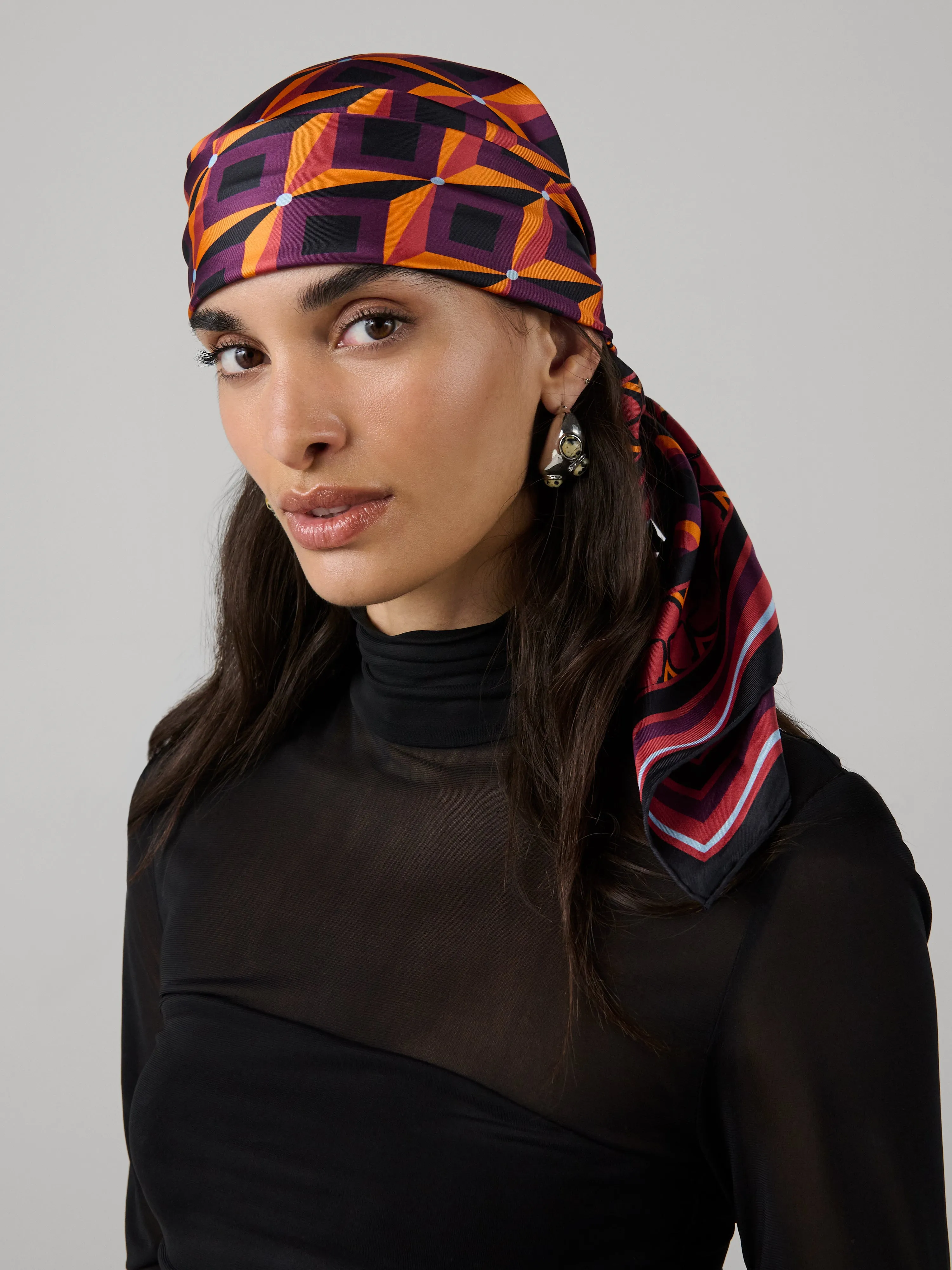 Flag Silk Scarf sold by Diane Von Furstenberg product image thumbnail 4