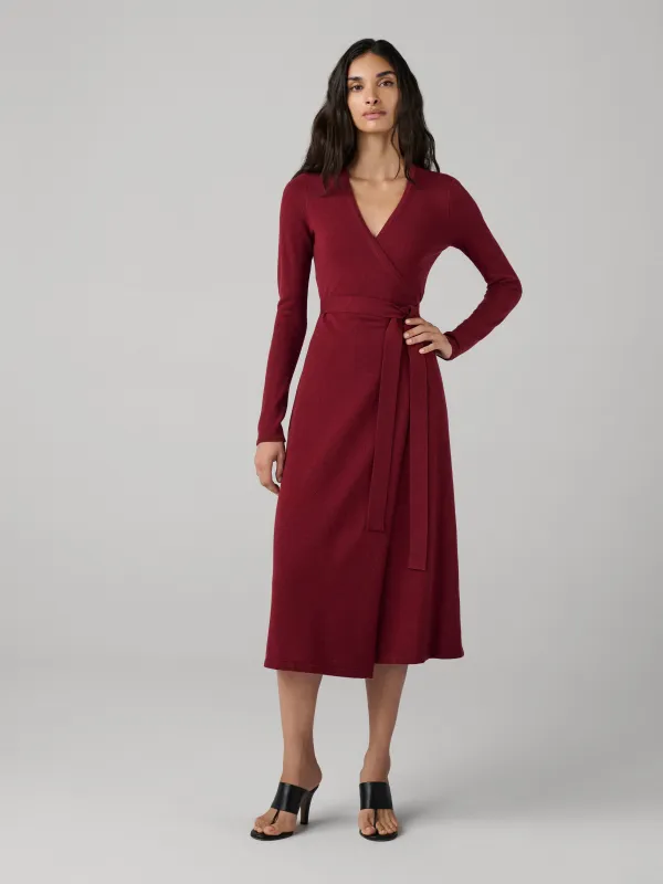 Astrid Cashmere Wool Wrap Dress sold by Diane Von Furstenberg