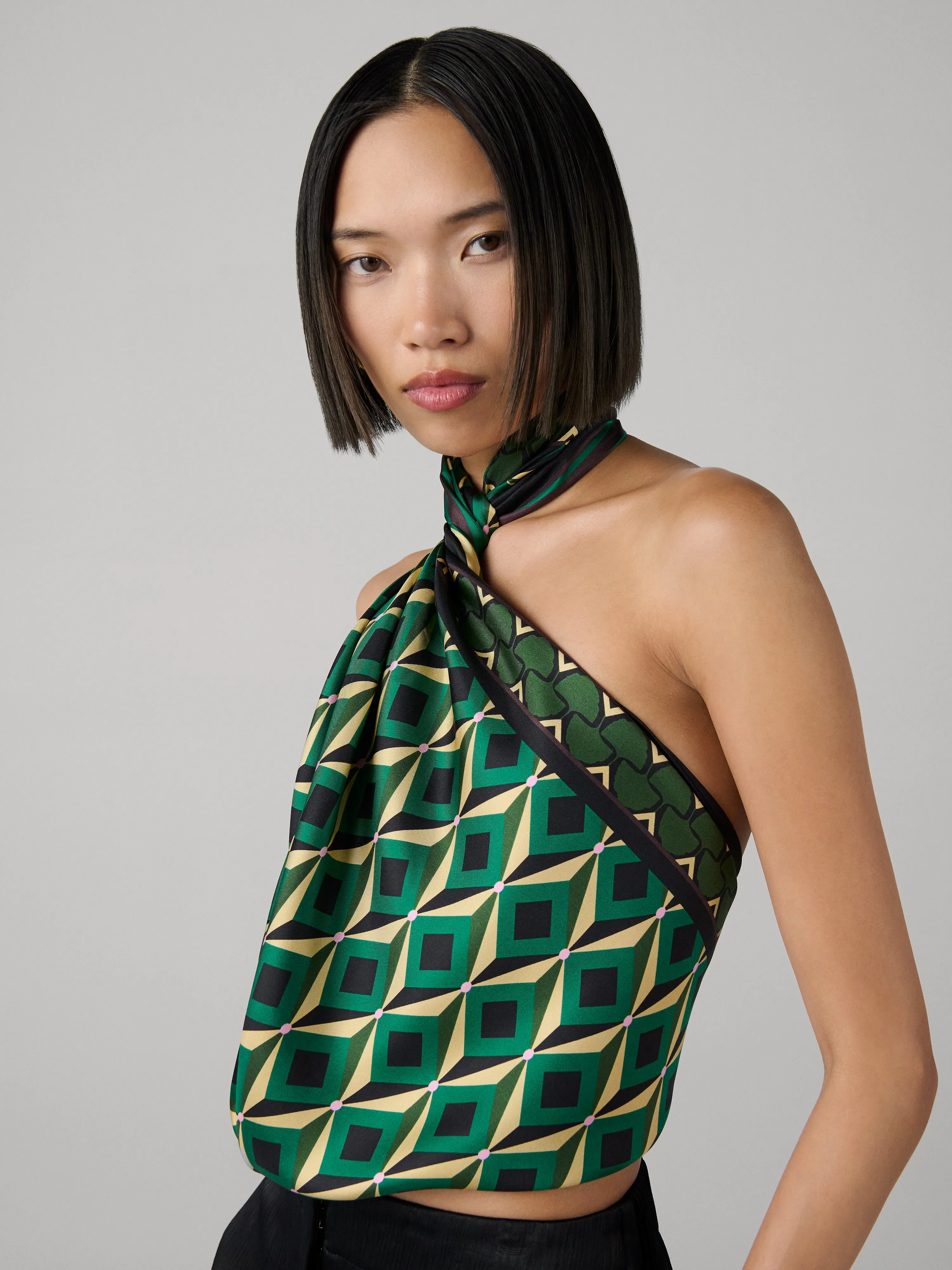 Flag Silk Scarf sold by Diane Von Furstenberg product image thumbnail 2