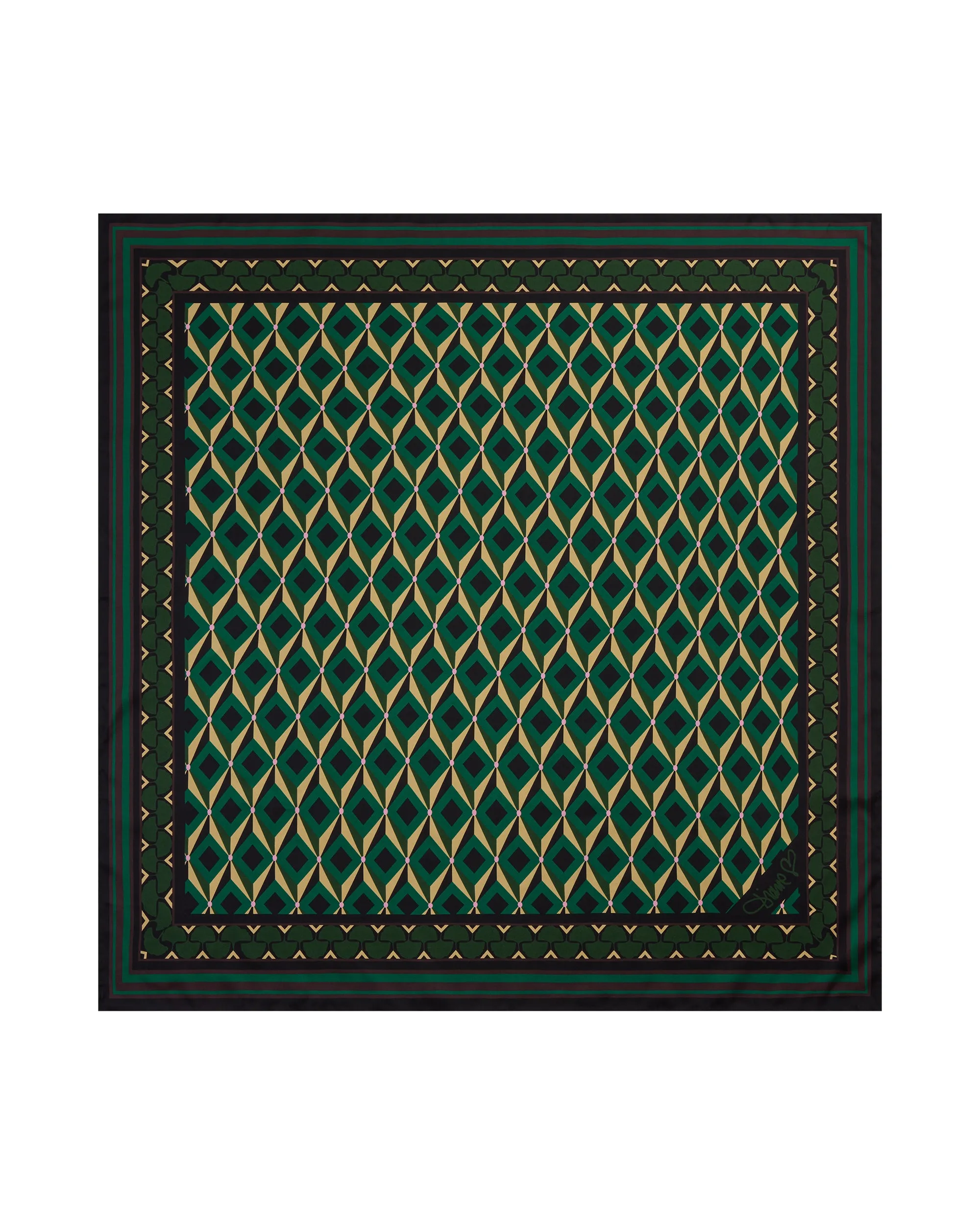 Flag Silk Scarf sold by Diane Von Furstenberg