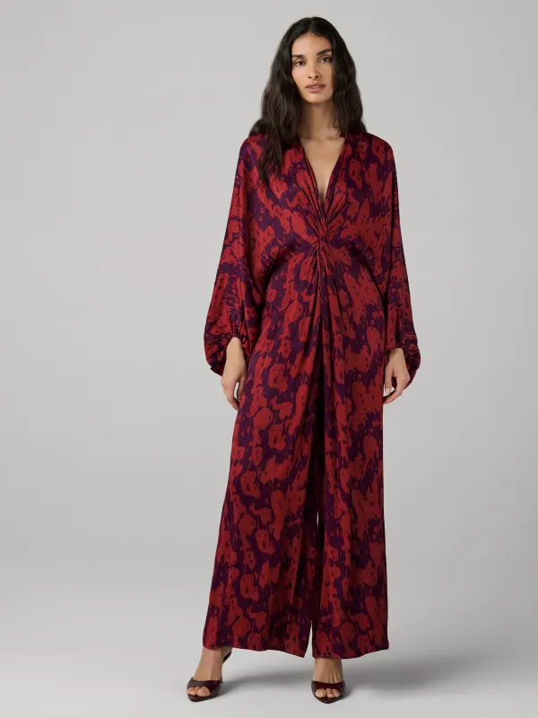 Kason Satin Jumpsuit sold by Diane Von Furstenberg