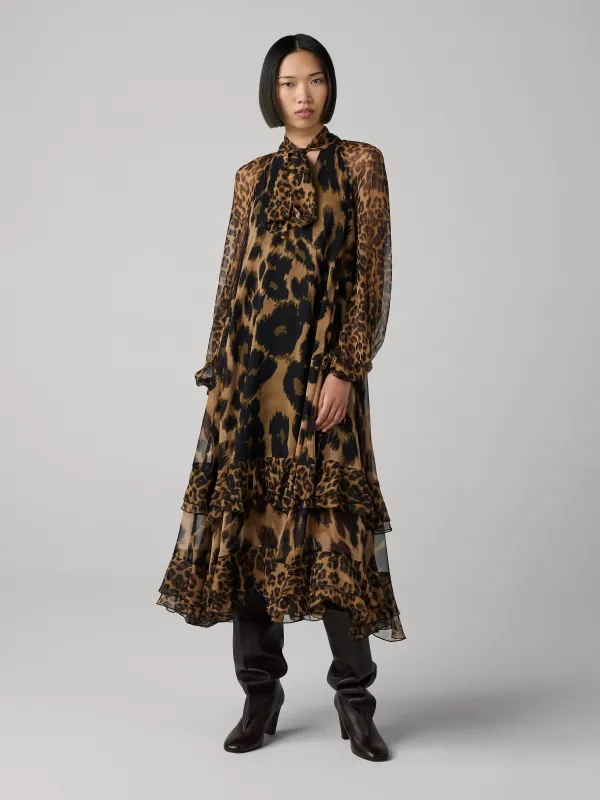 Nadine Silk Chiffon Gown sold by Diane Von Furstenberg