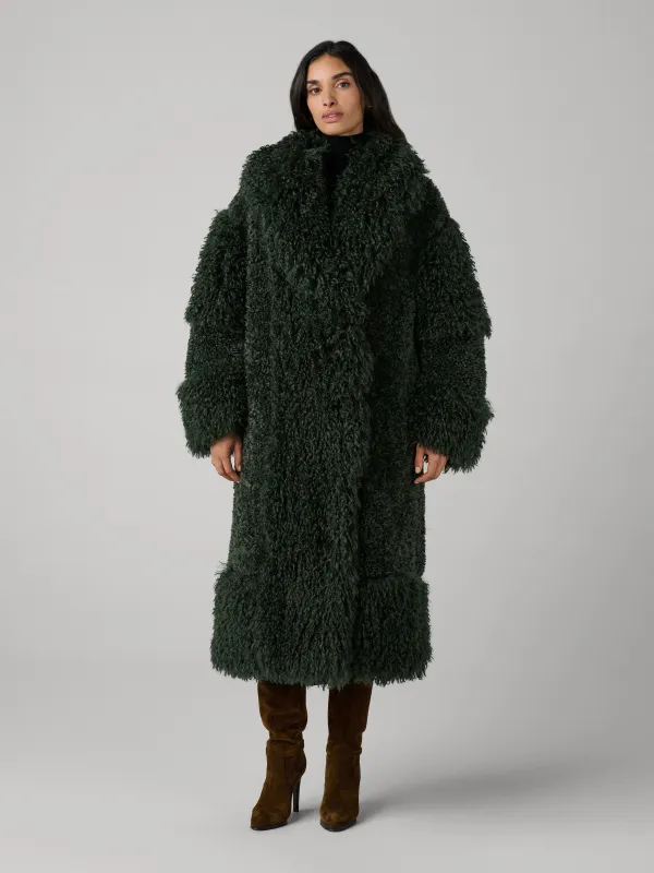 Trixie Reversible Faux Fur Coat sold by Diane Von Furstenberg
