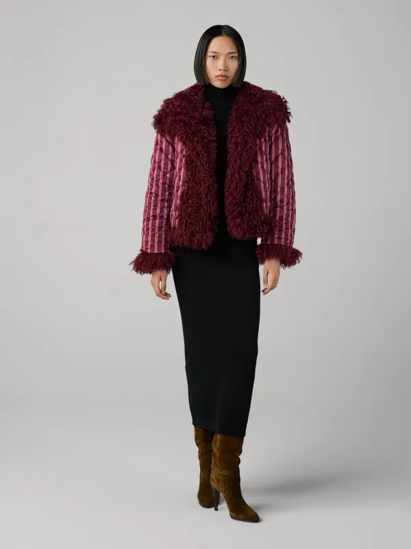 Natalia Quilted Reversible Coat sold by Diane Von Furstenberg