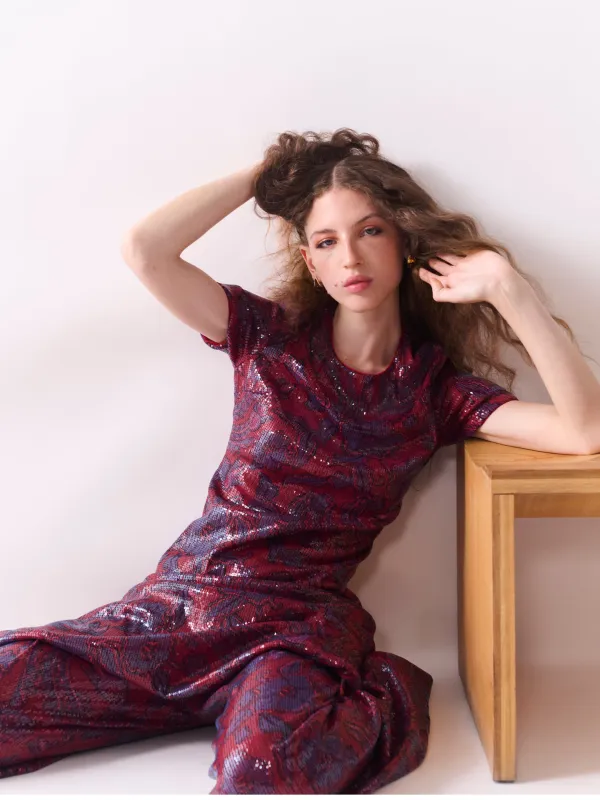 Amelie Sequin Dress sold by Diane Von Furstenberg