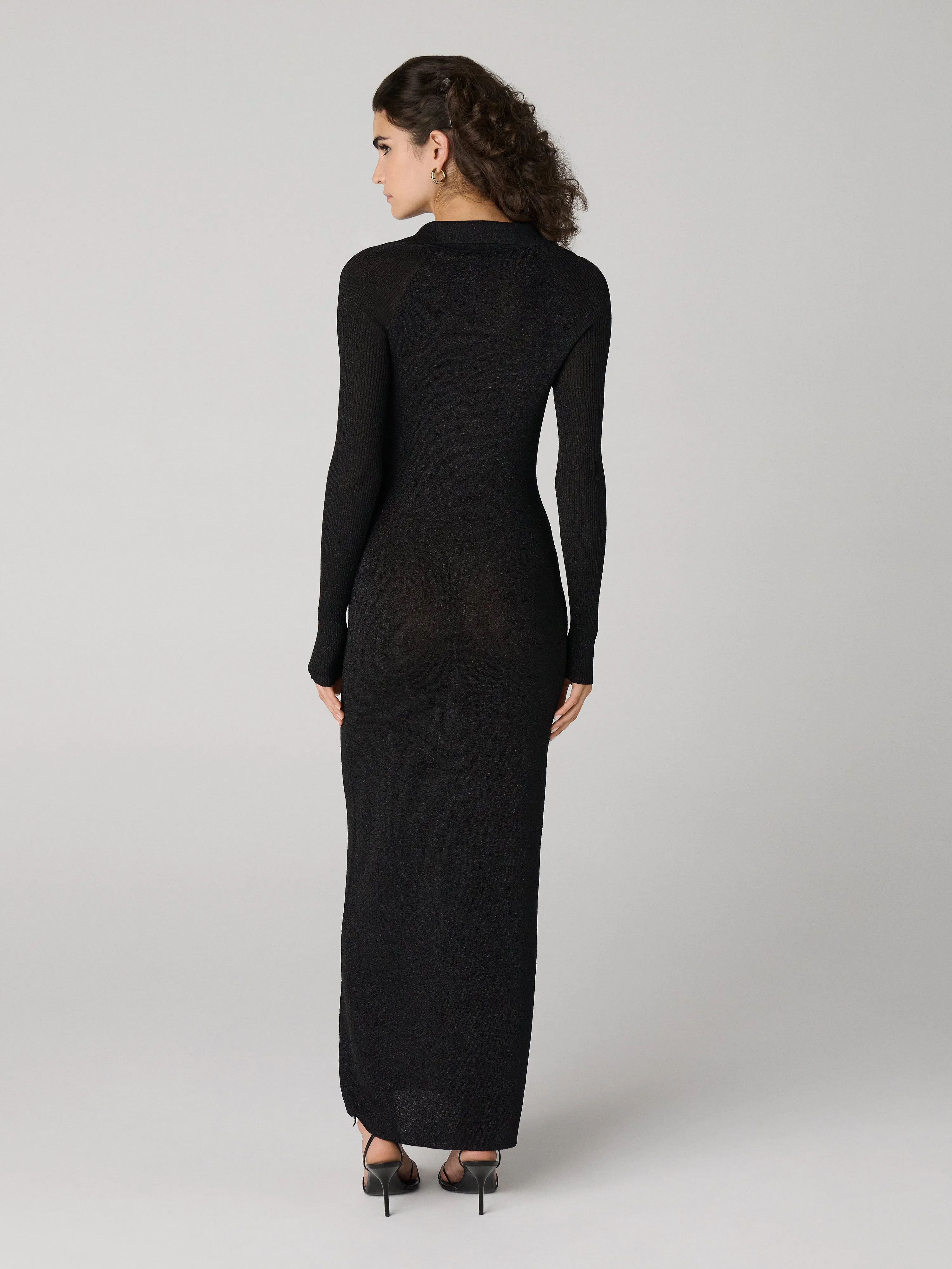 Castella Metallic Knit Dress sold by Diane Von Furstenberg product image thumbnail 3