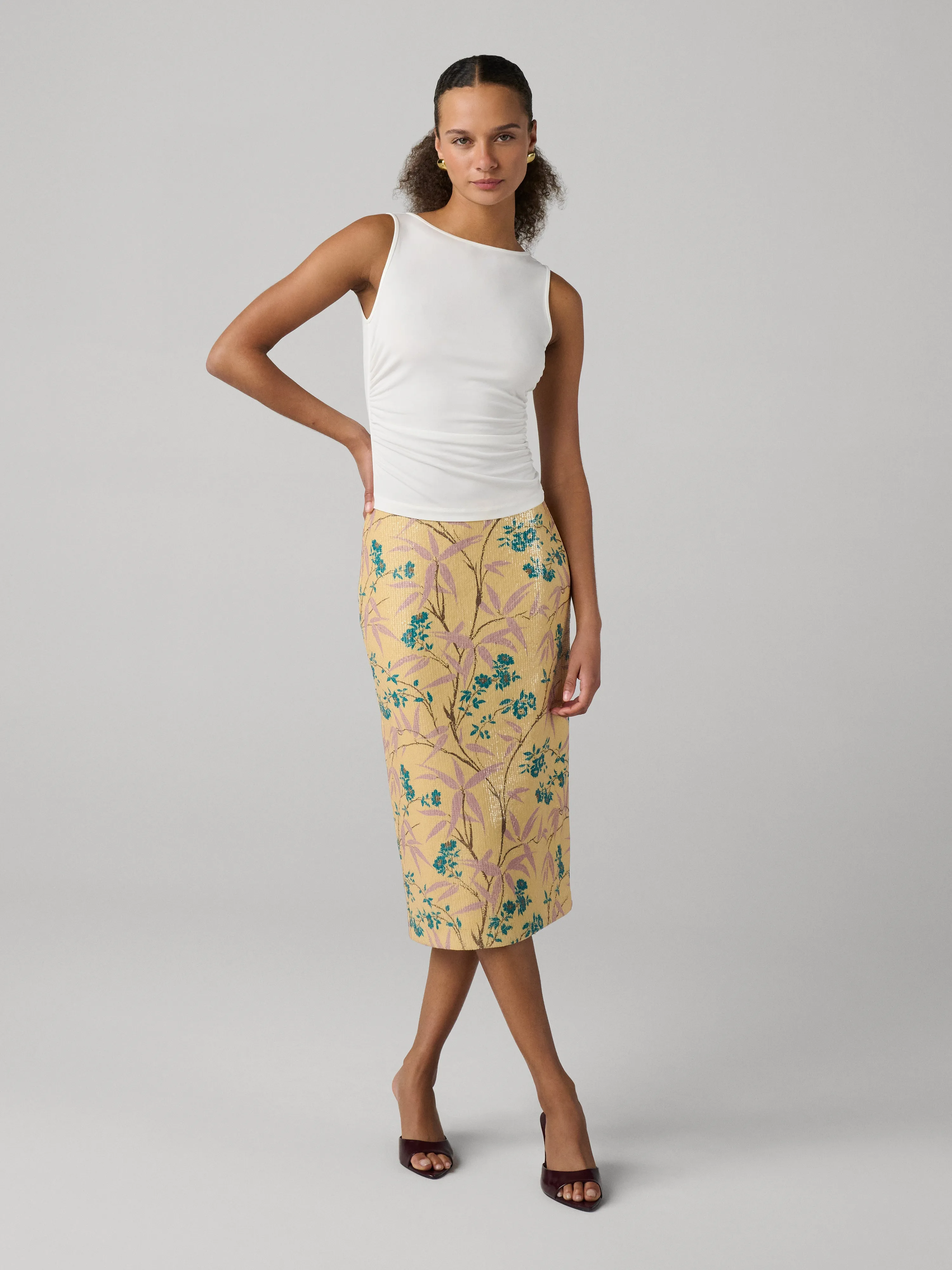 Bianca Sequin Skirt sold by Diane Von Furstenberg