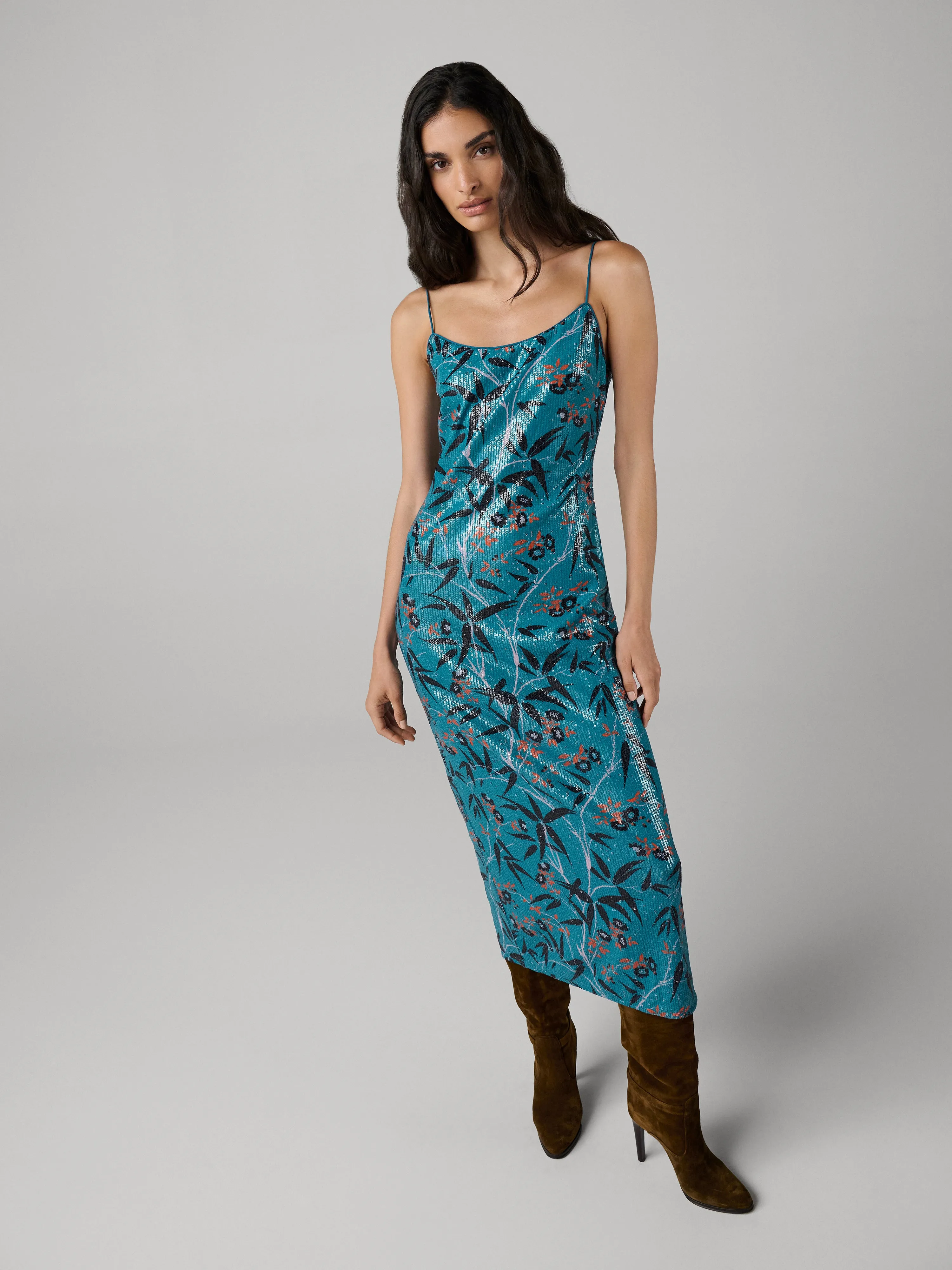 Jane Sequin Slip Dress sold by Diane Von Furstenberg product image thumbnail 5