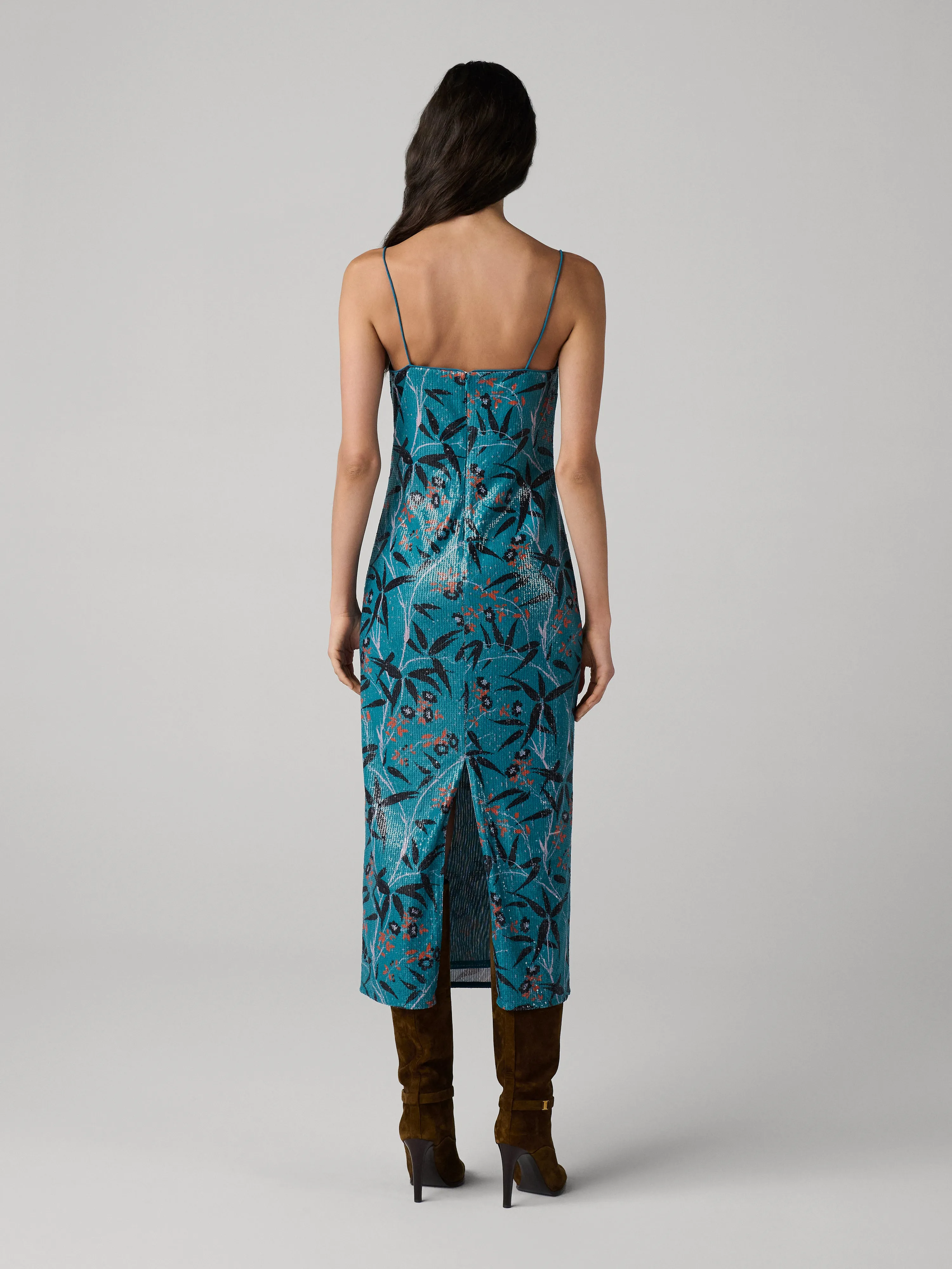 Jane Sequin Slip Dress sold by Diane Von Furstenberg product image thumbnail 3