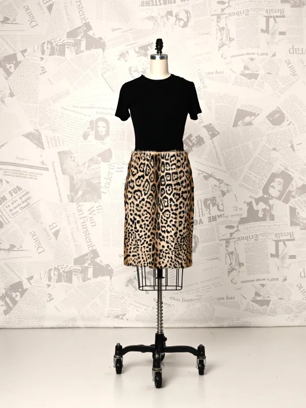Vania Lamb Leather Skirt (Look 8) - DVF Vintage sold by Diane Von Furstenberg