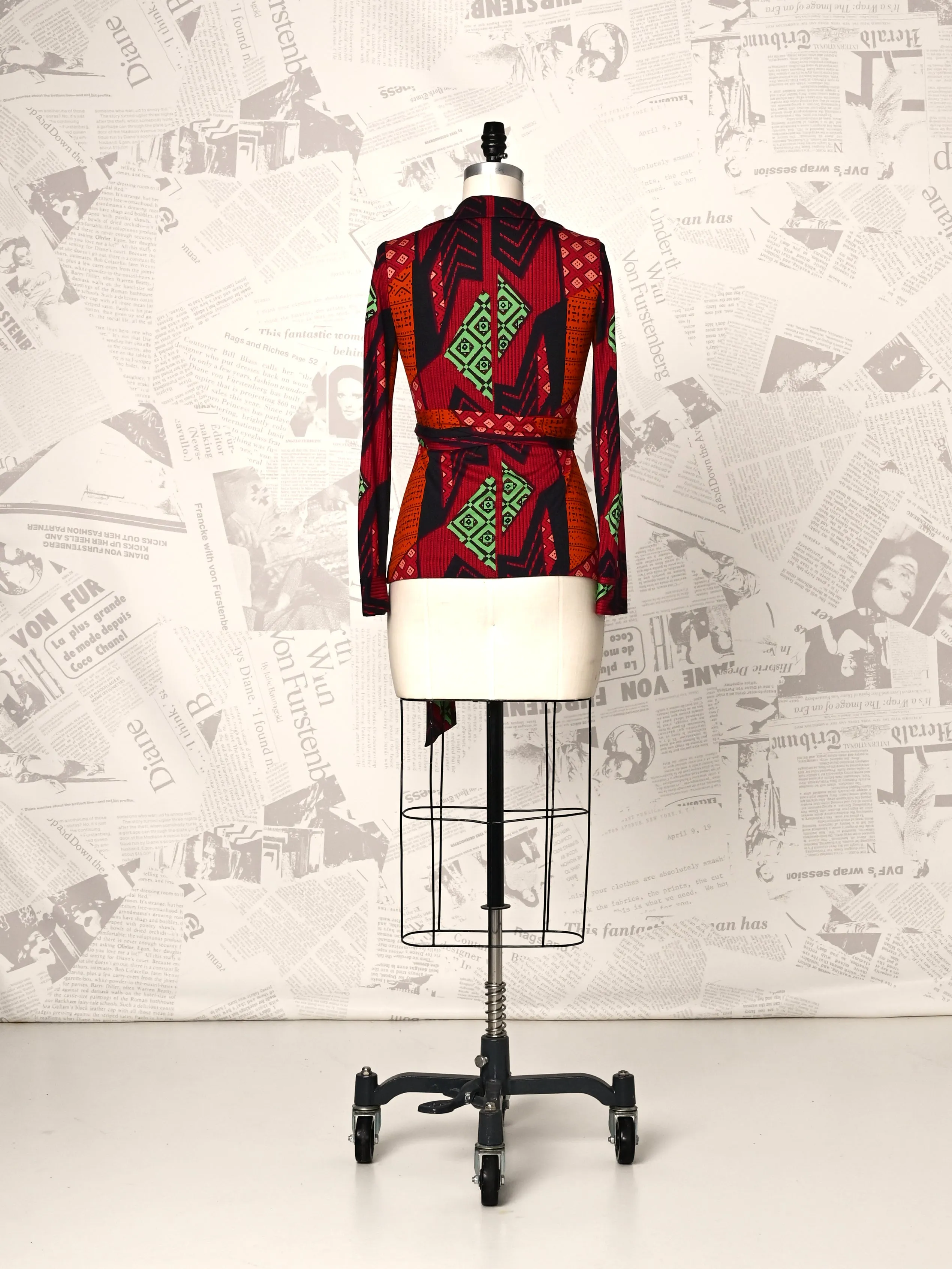 Logan Wrap Top - DVF Vintage sold by Diane Von Furstenberg product image thumbnail 2