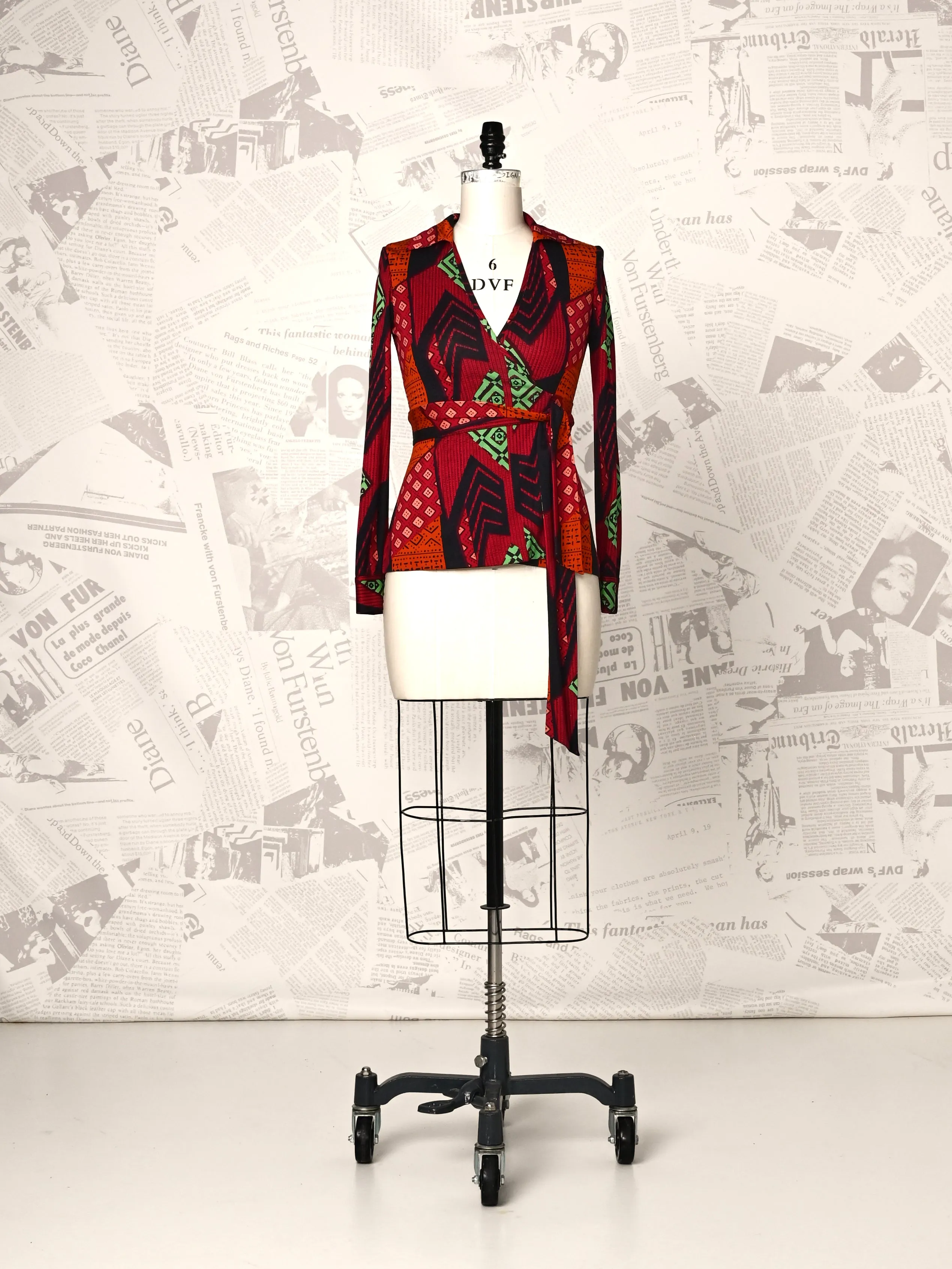 Logan Wrap Top - DVF Vintage sold by Diane Von Furstenberg