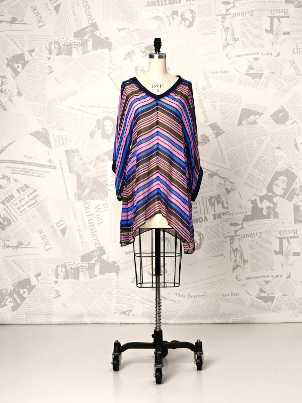 Striped Caftan Shift Dress - DVF Vintage sold by Diane Von Furstenberg