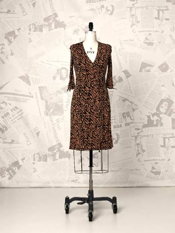 Tigerlily Wrap Dress - DVF Vintage sold by Diane Von Furstenberg
