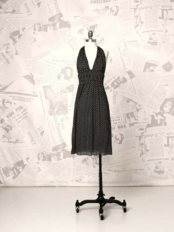 100% Silk Mesh Halter Dress - DVF Vintage sold by Diane Von Furstenberg