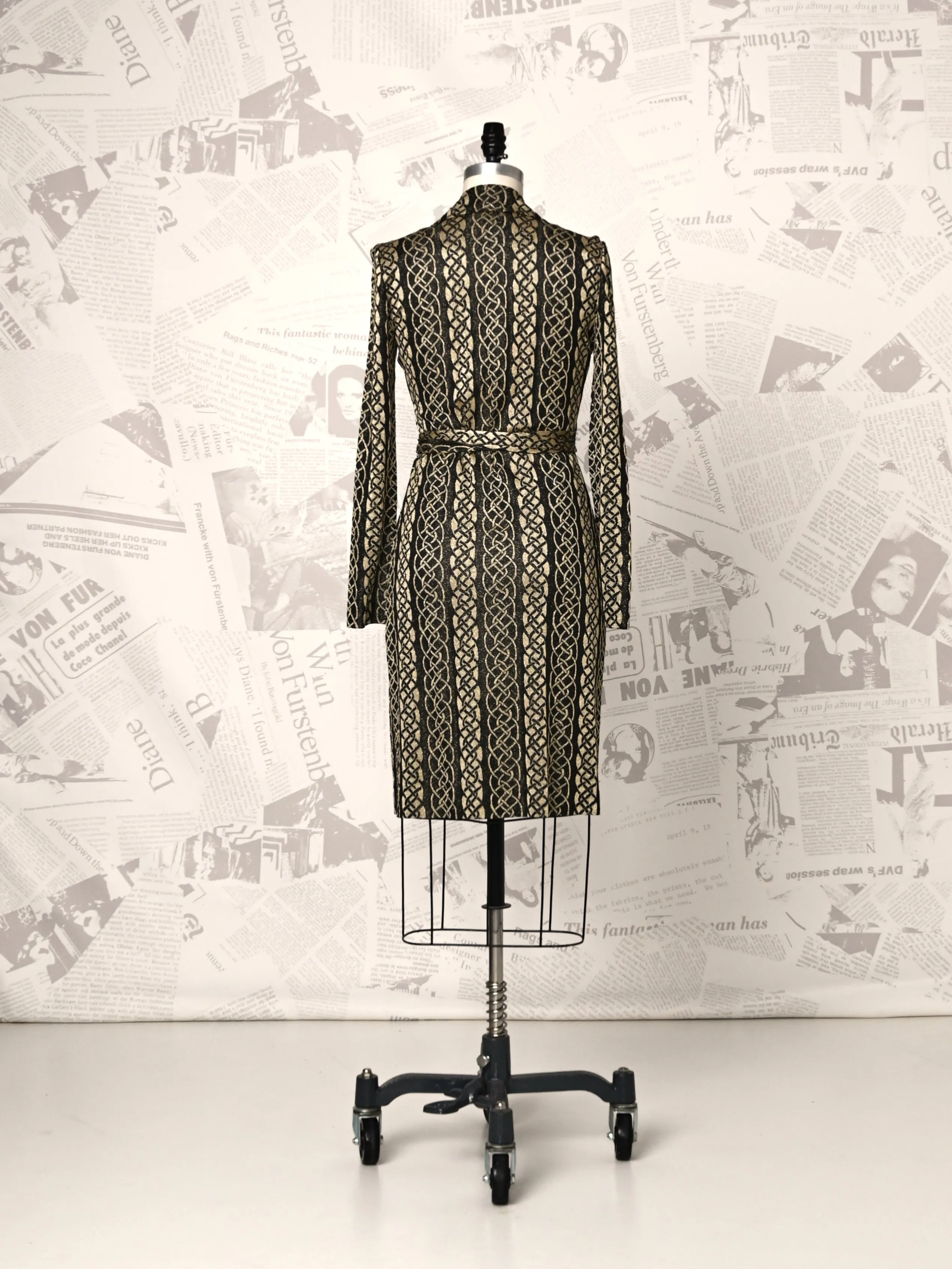 Dolores Wrap Dress - DVF Vintage sold by Diane Von Furstenberg product image thumbnail 2