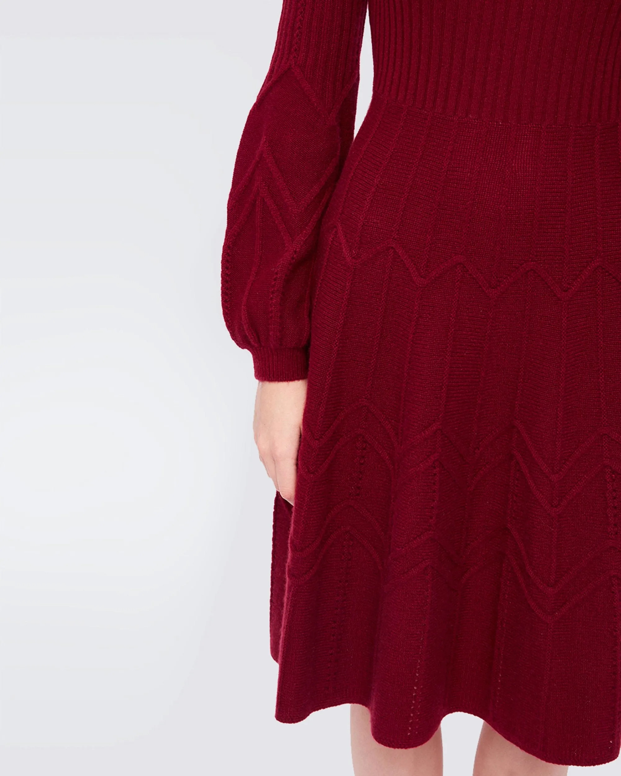 Dillan Knit Knee-Length Dress - DVF Vintage sold by Diane Von Furstenberg product image thumbnail 4