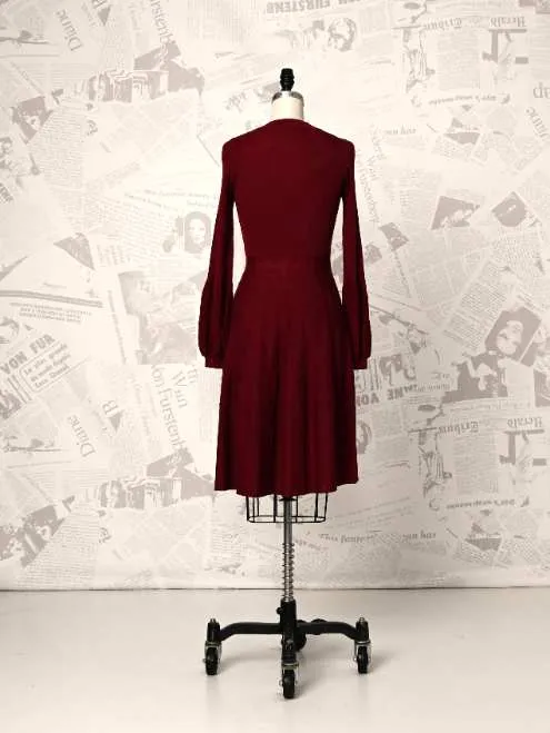 Dillan Knit Knee-Length Dress - DVF Vintage sold by Diane Von Furstenberg product image thumbnail 2