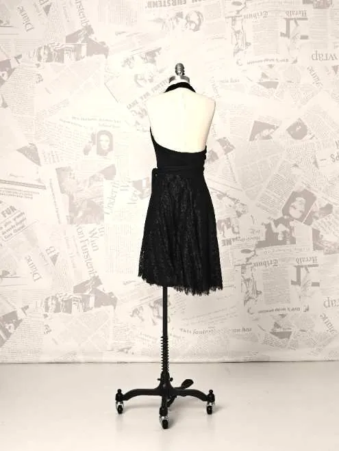 Amelia Lace Halter Dress - DVF Vintage sold by Diane Von Furstenberg product image thumbnail 2