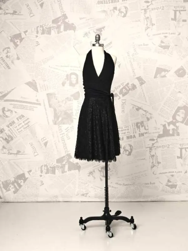 Amelia Lace Halter Dress - DVF Vintage sold by Diane Von Furstenberg