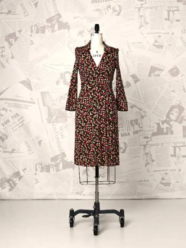 Duenne Wrap Dress - DVF Vintage sold by Diane Von Furstenberg