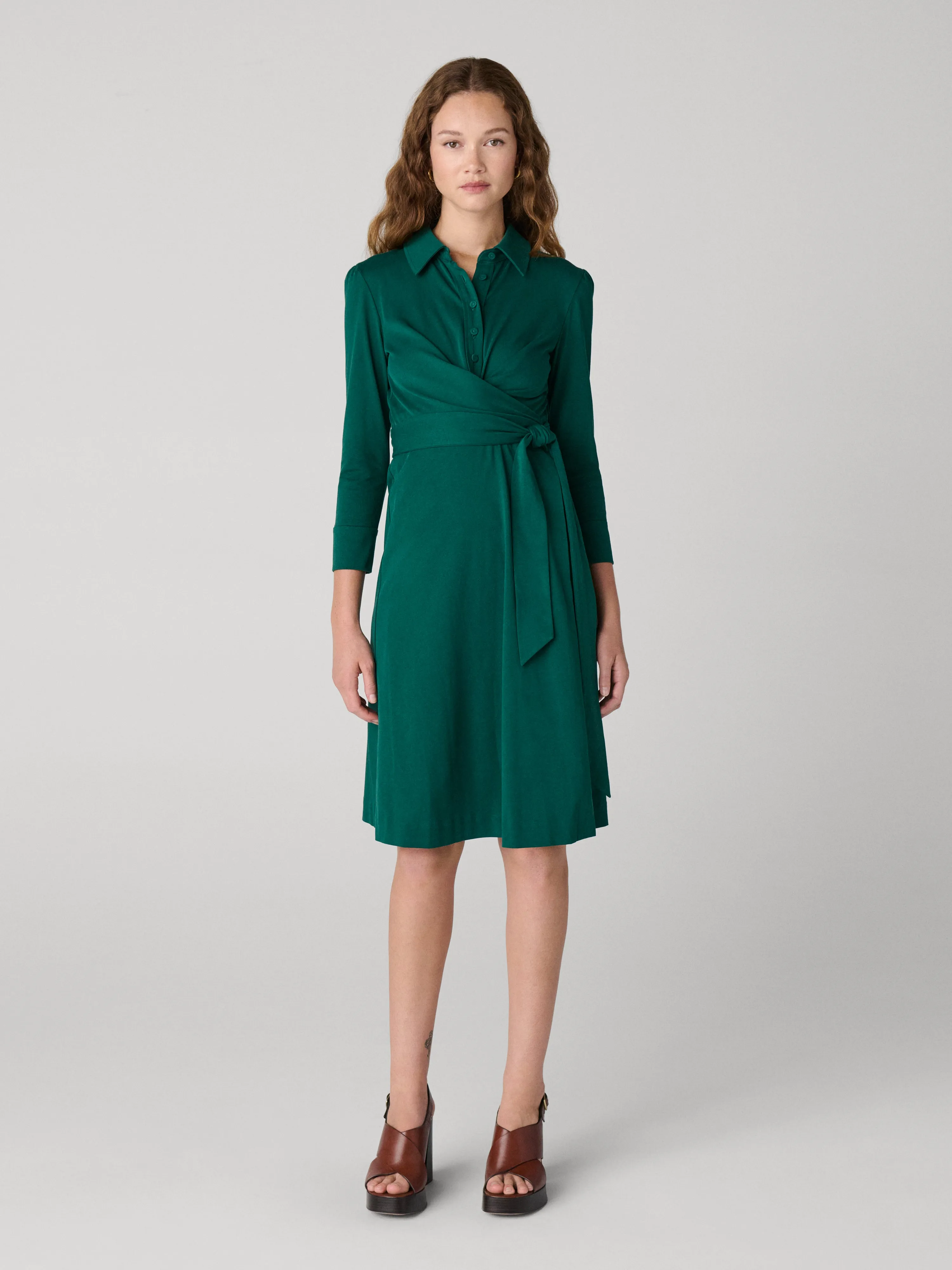 Sana Knee Length Dress sold by Diane Von Furstenberg product image thumbnail 4