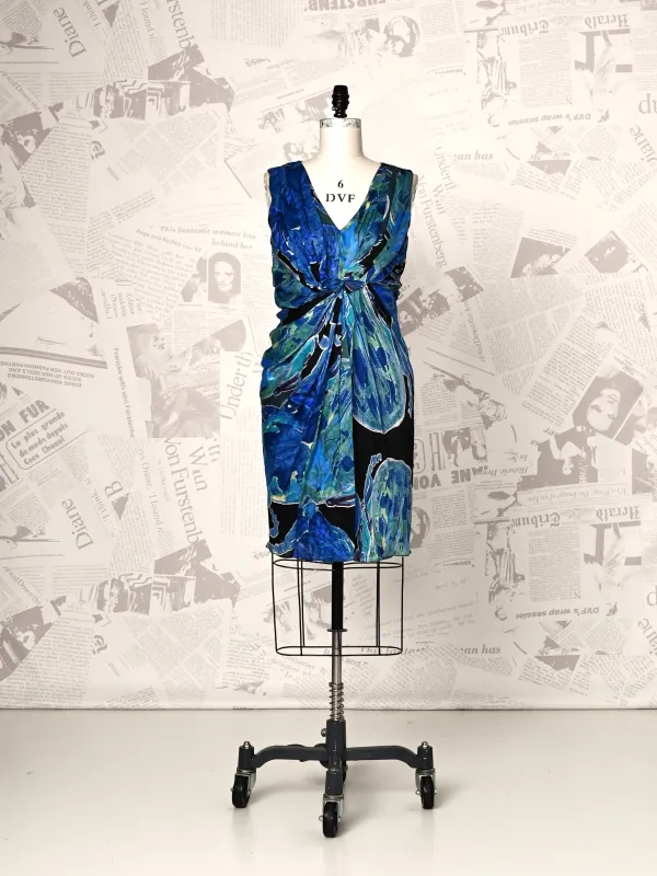 Silk Sleeveless Dress - DVF Vintage sold by Diane Von Furstenberg