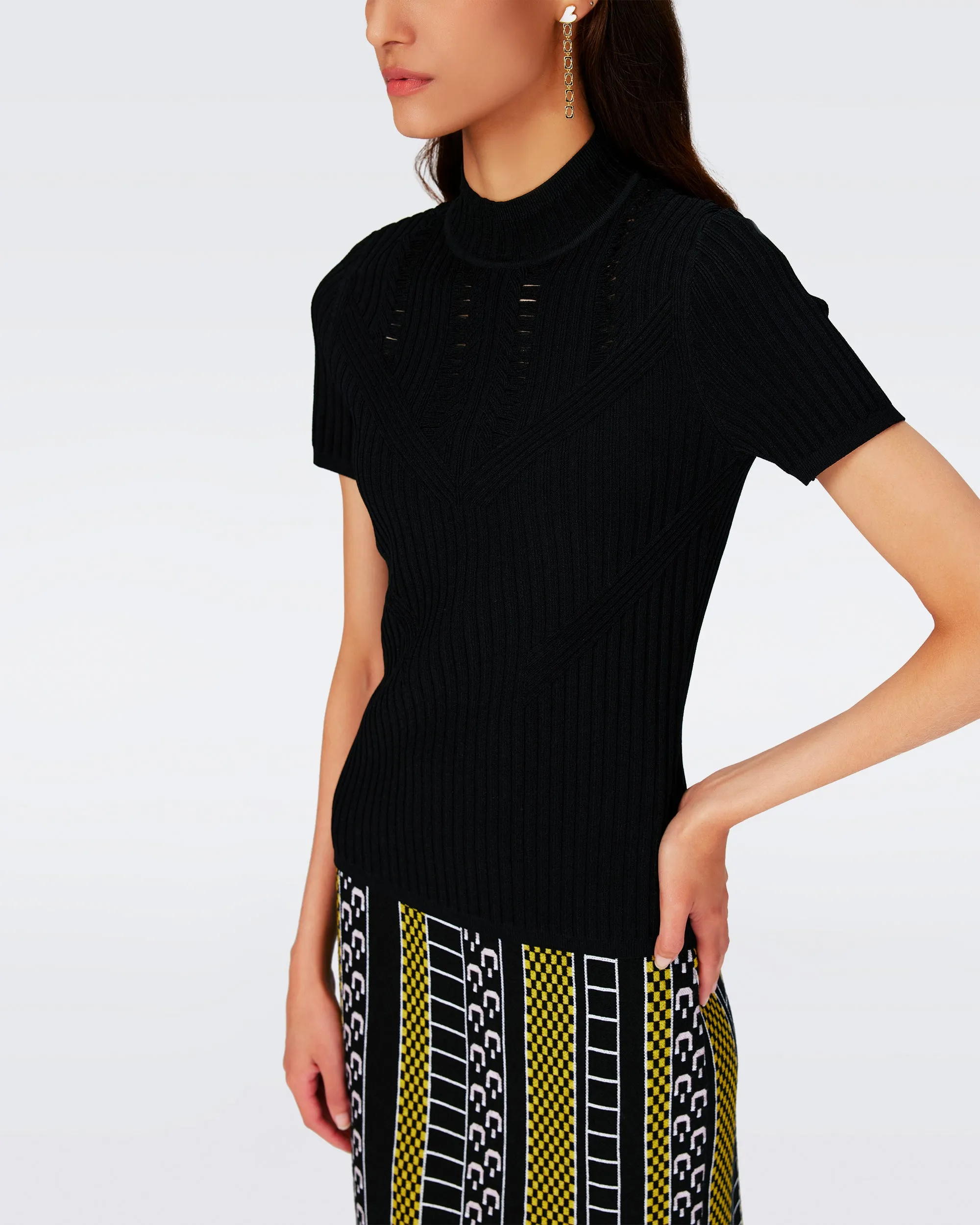 Omisa Knit Top sold by Diane Von Furstenberg product image thumbnail 2