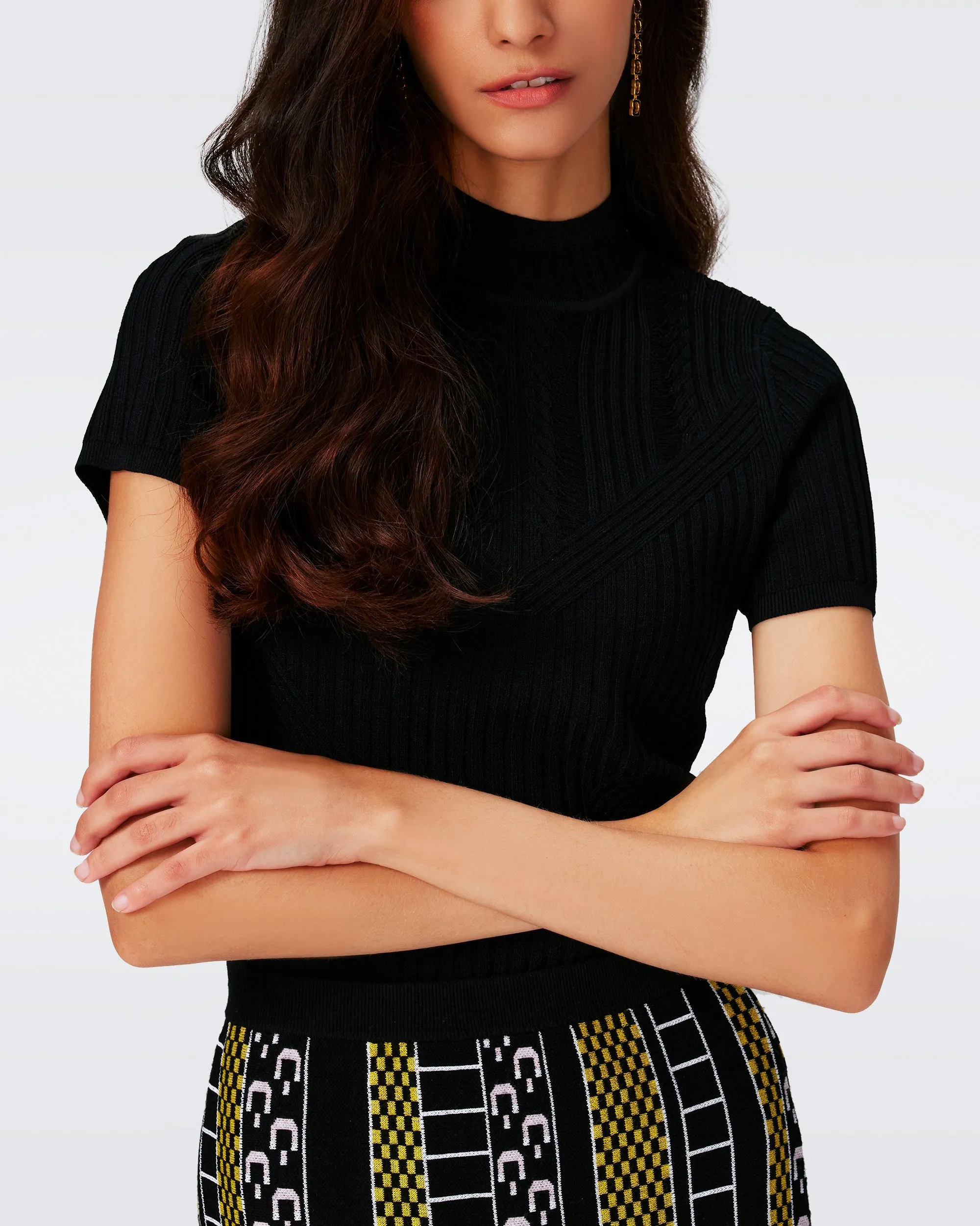 Omisa Knit Top sold by Diane Von Furstenberg product image thumbnail 4