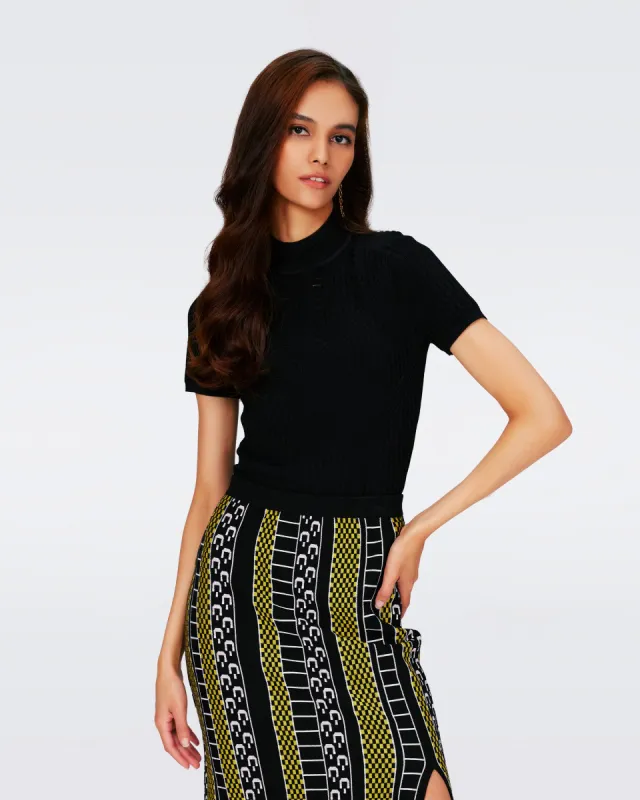 Omisa Knit Top sold by Diane Von Furstenberg