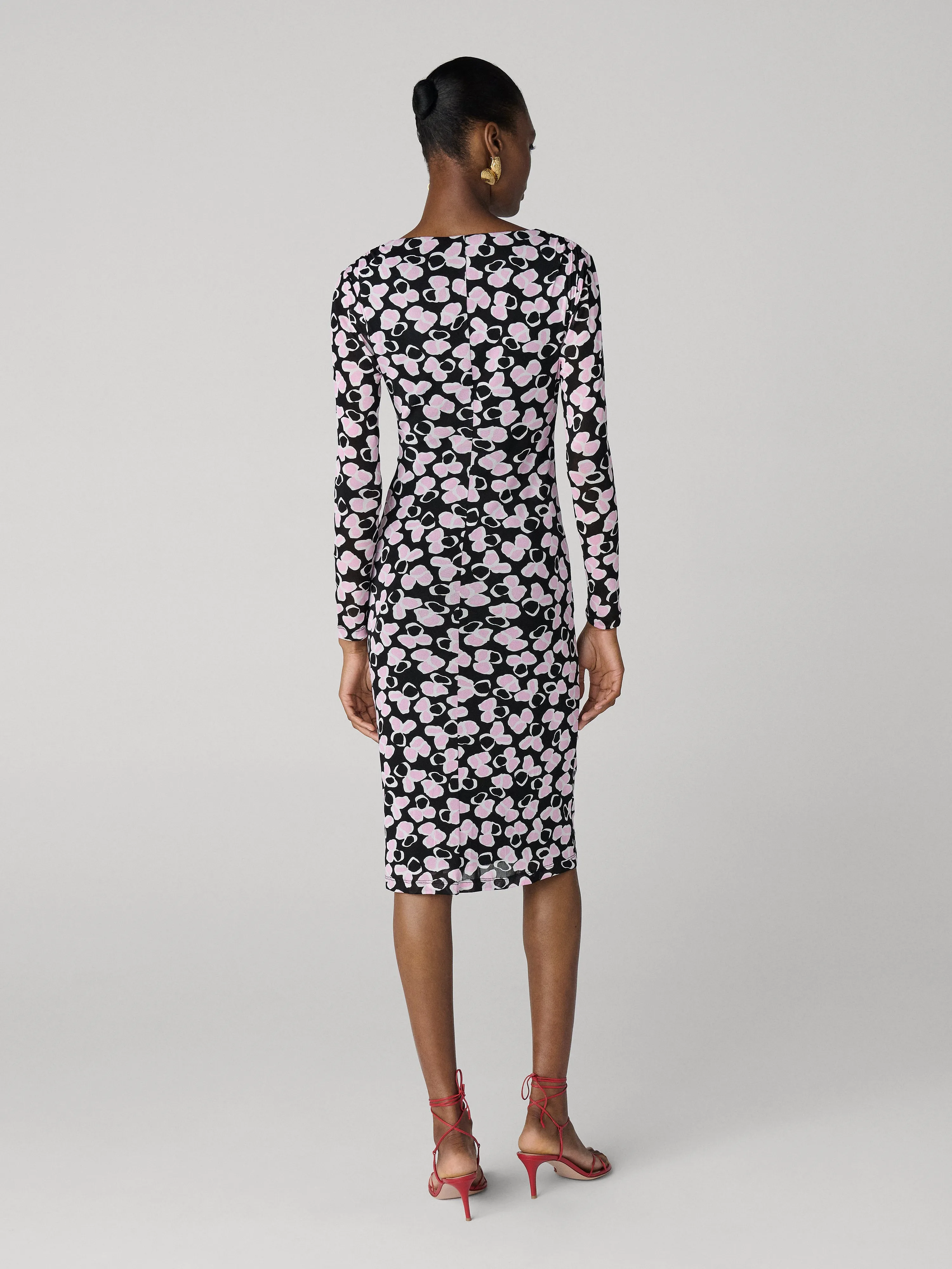 Darrius Long Sleeve Dress sold by Diane Von Furstenberg product image thumbnail 3