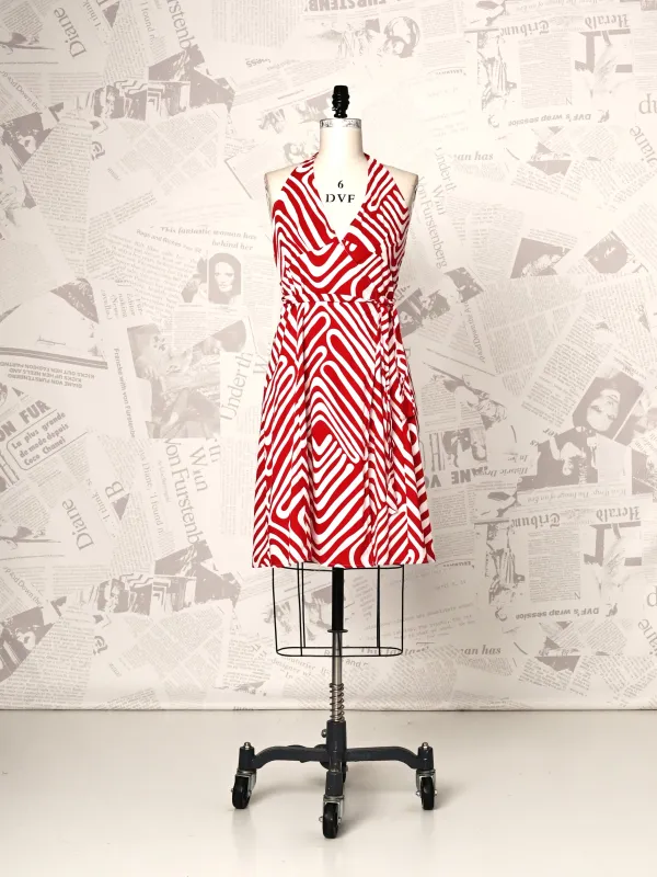 Halter Wrap Dress - DVF Vintage sold by Diane Von Furstenberg