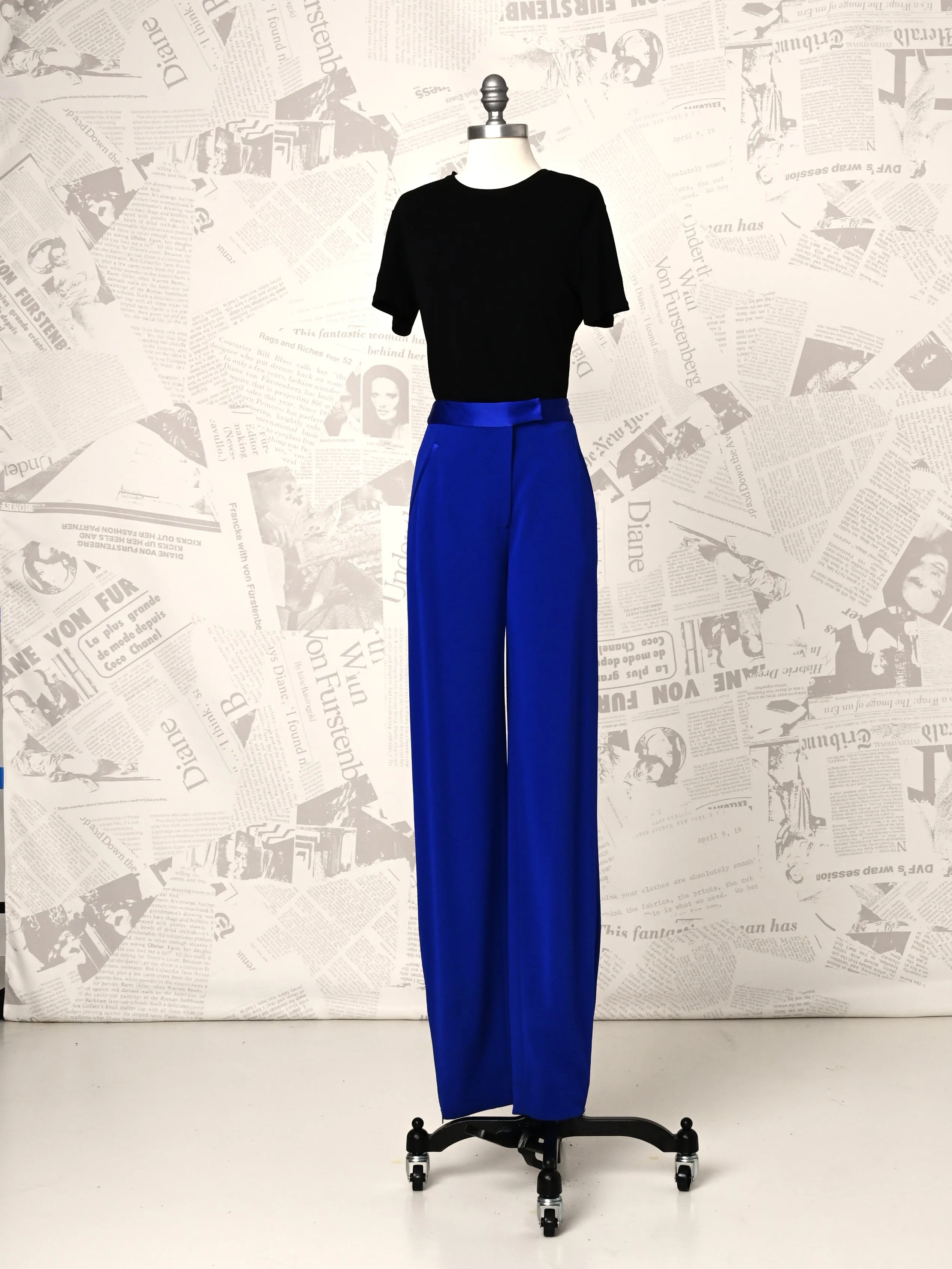 Blue Trouser - DVF Vintage sold by Diane Von Furstenberg