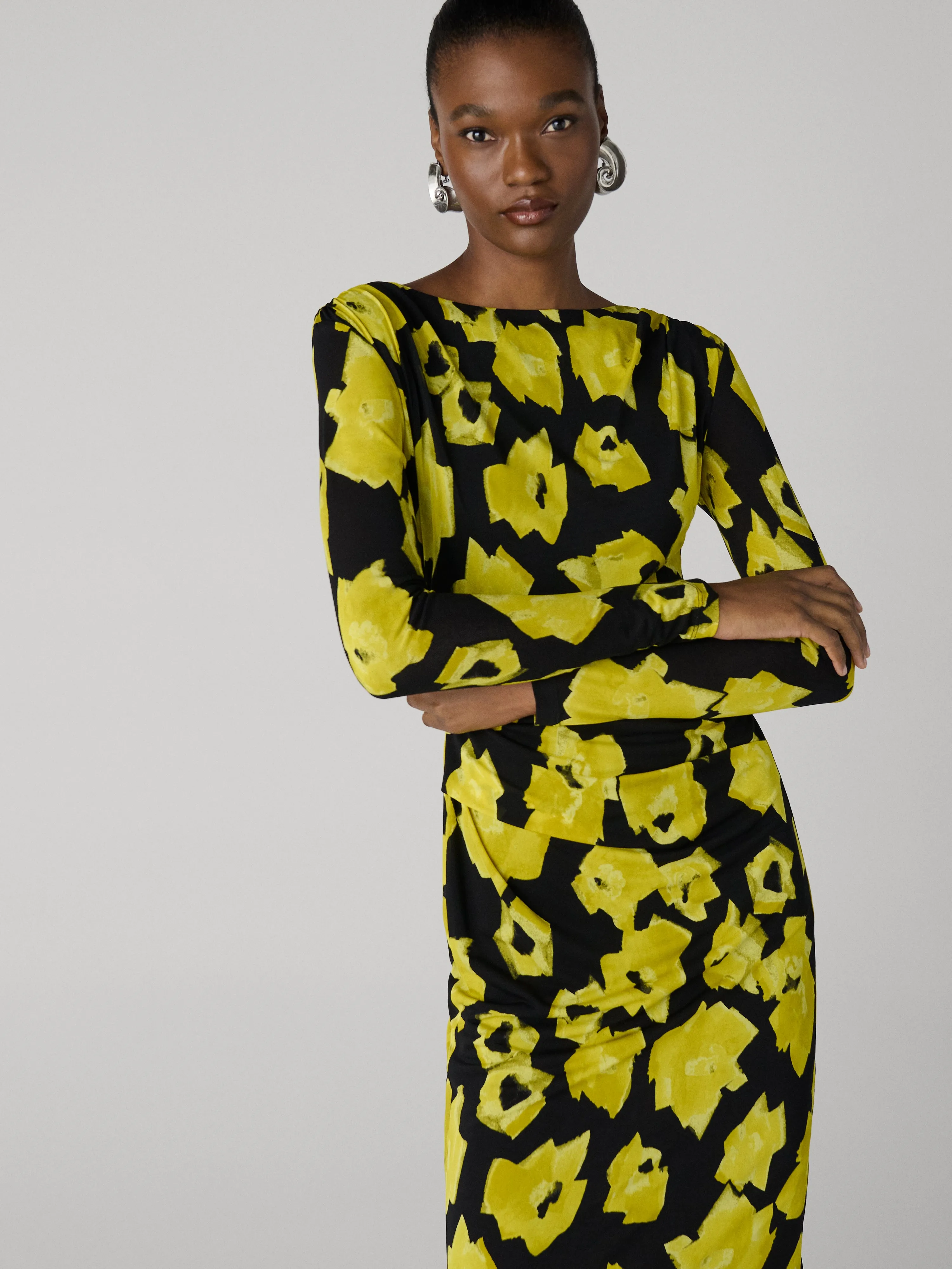 Darrius Long Sleeve Dress sold by Diane Von Furstenberg product image thumbnail 4