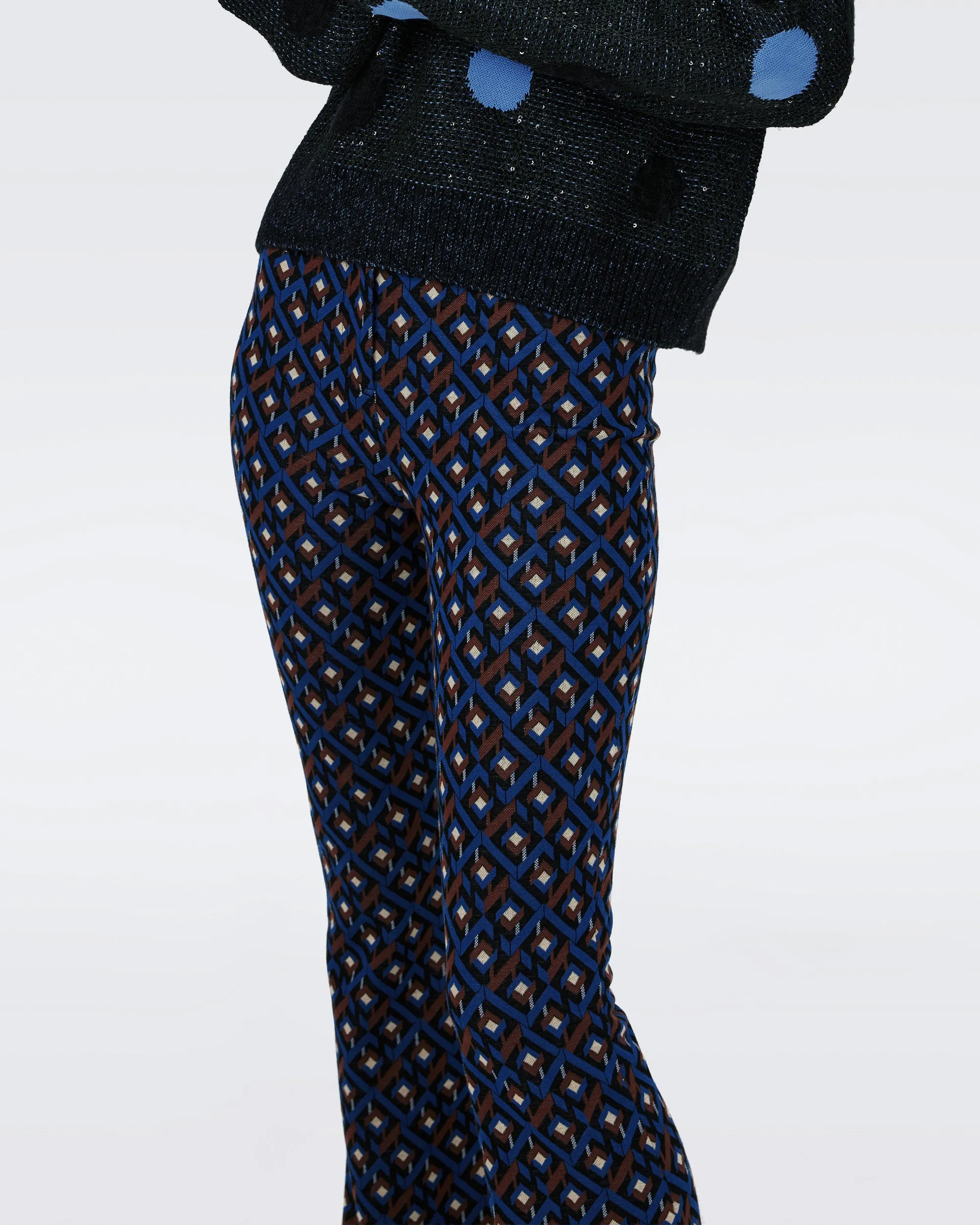 Greg Jacquard Pants sold by Diane Von Furstenberg product image thumbnail 2