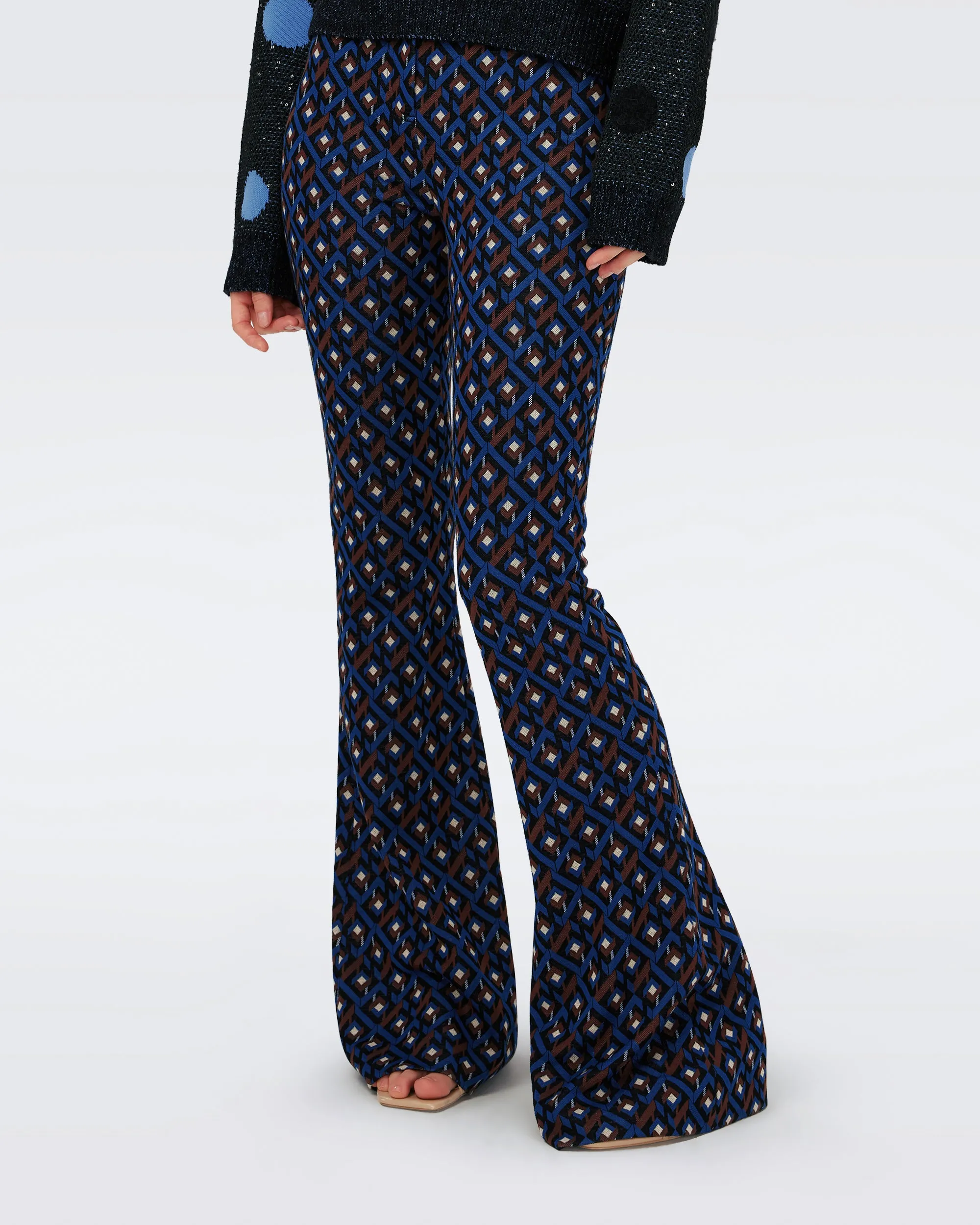 Greg Jacquard Pants sold by Diane Von Furstenberg product image thumbnail 4