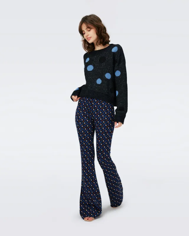Greg Jacquard Pants sold by Diane Von Furstenberg