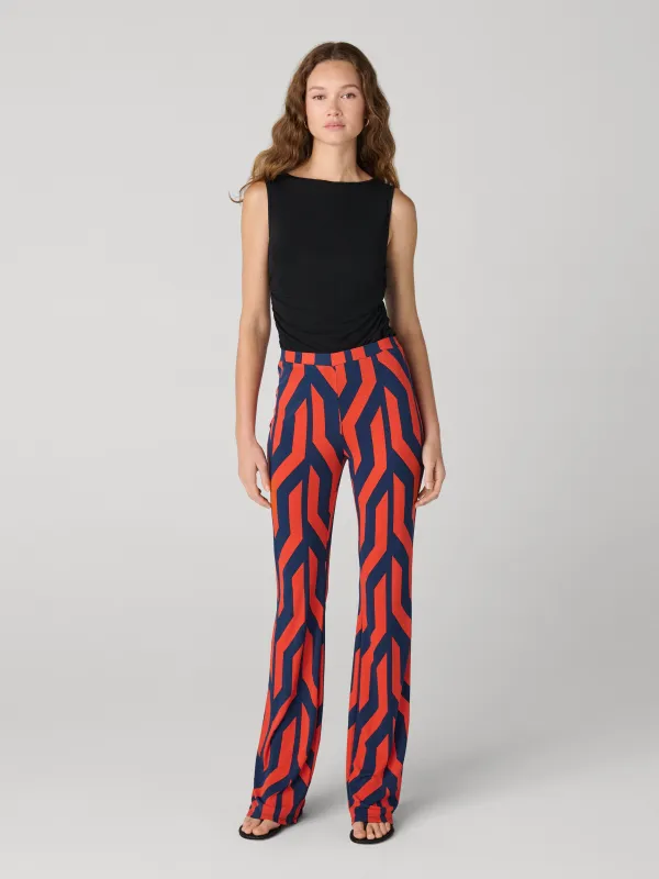 Brooklyn Straight Pants sold by Diane Von Furstenberg