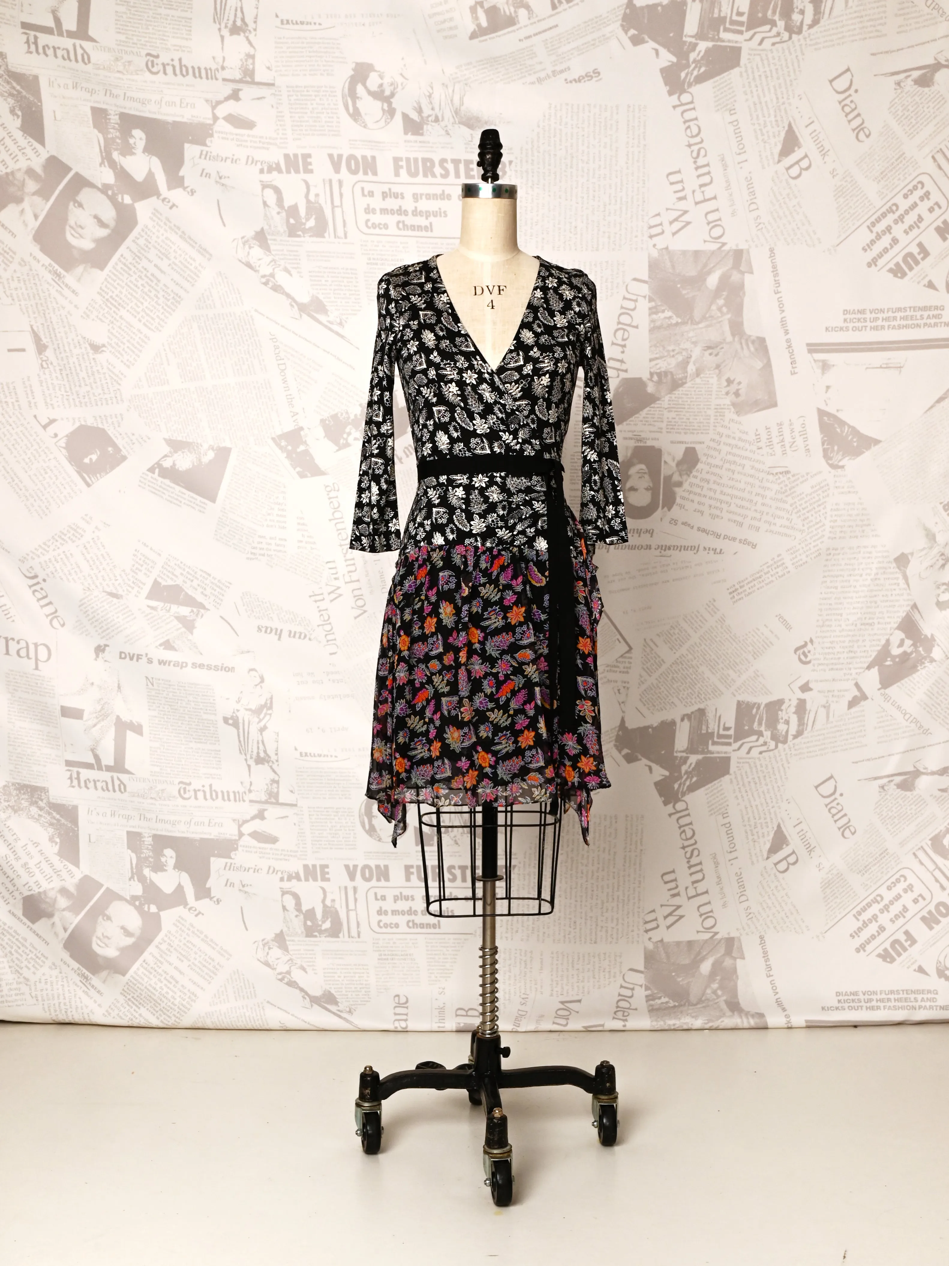 Silk Wrap Dress - DVF Vintage sold by Diane Von Furstenberg