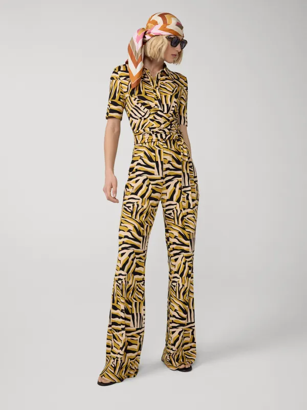 Michele Short Sleeve Jumpsuit made by Diane Von Furstenberg