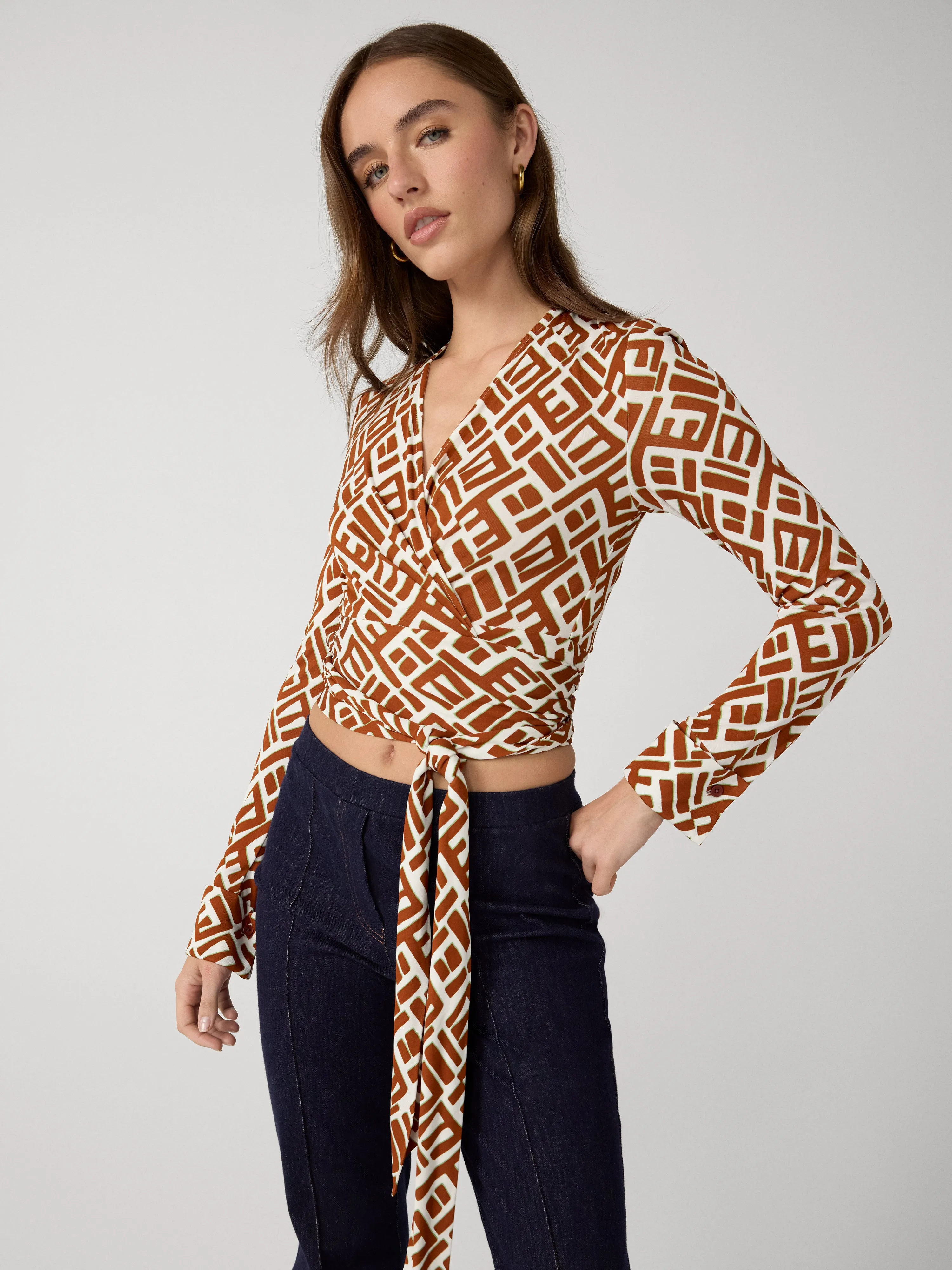 Perfect Wrap Top sold by Diane Von Furstenberg