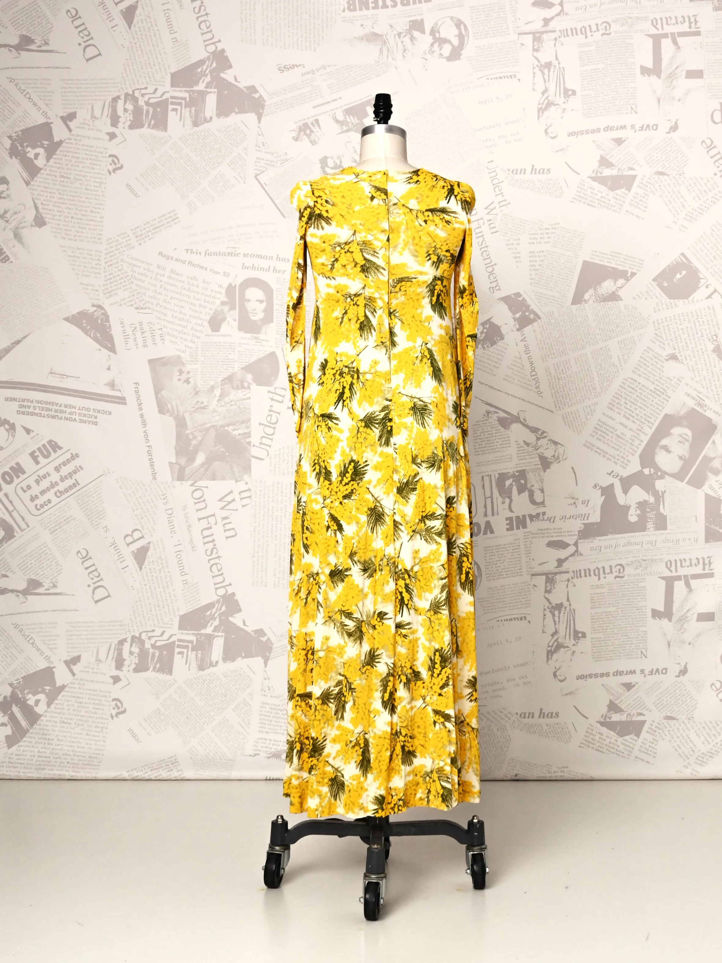 1970s Yellow Maxi Dress - DVF Vintage sold by Diane Von Furstenberg product image thumbnail 2