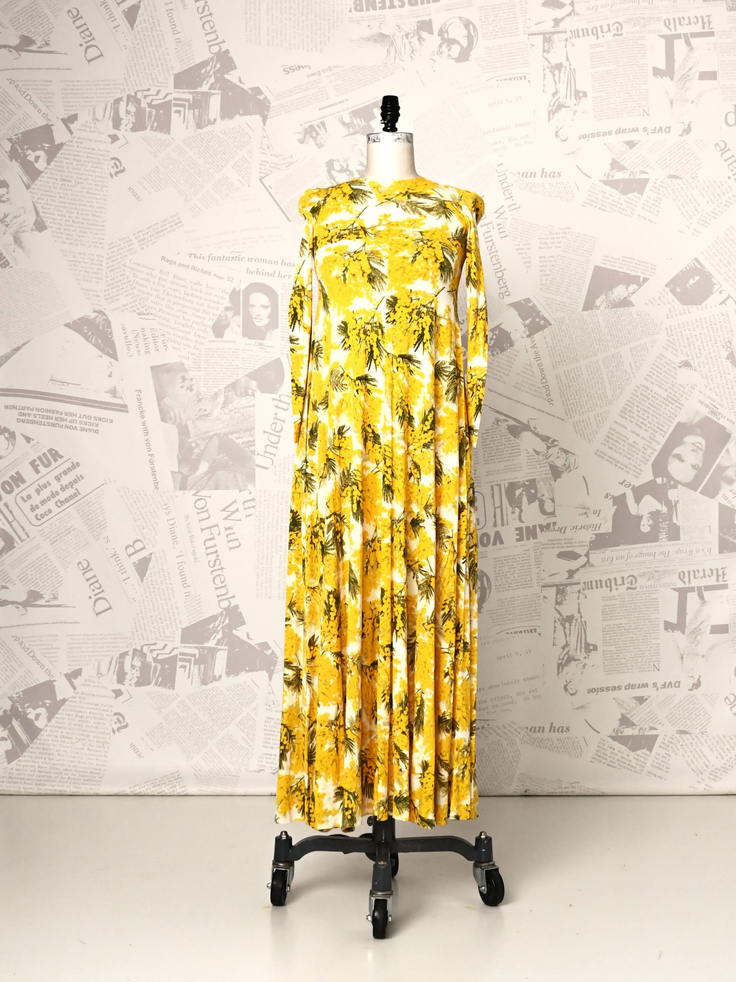 1970s Yellow Maxi Dress - DVF Vintage sold by Diane Von Furstenberg