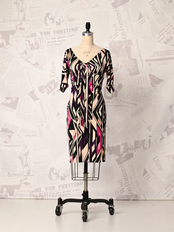 Geometric Printed Dress - DVF Vintage made by Diane Von Furstenberg