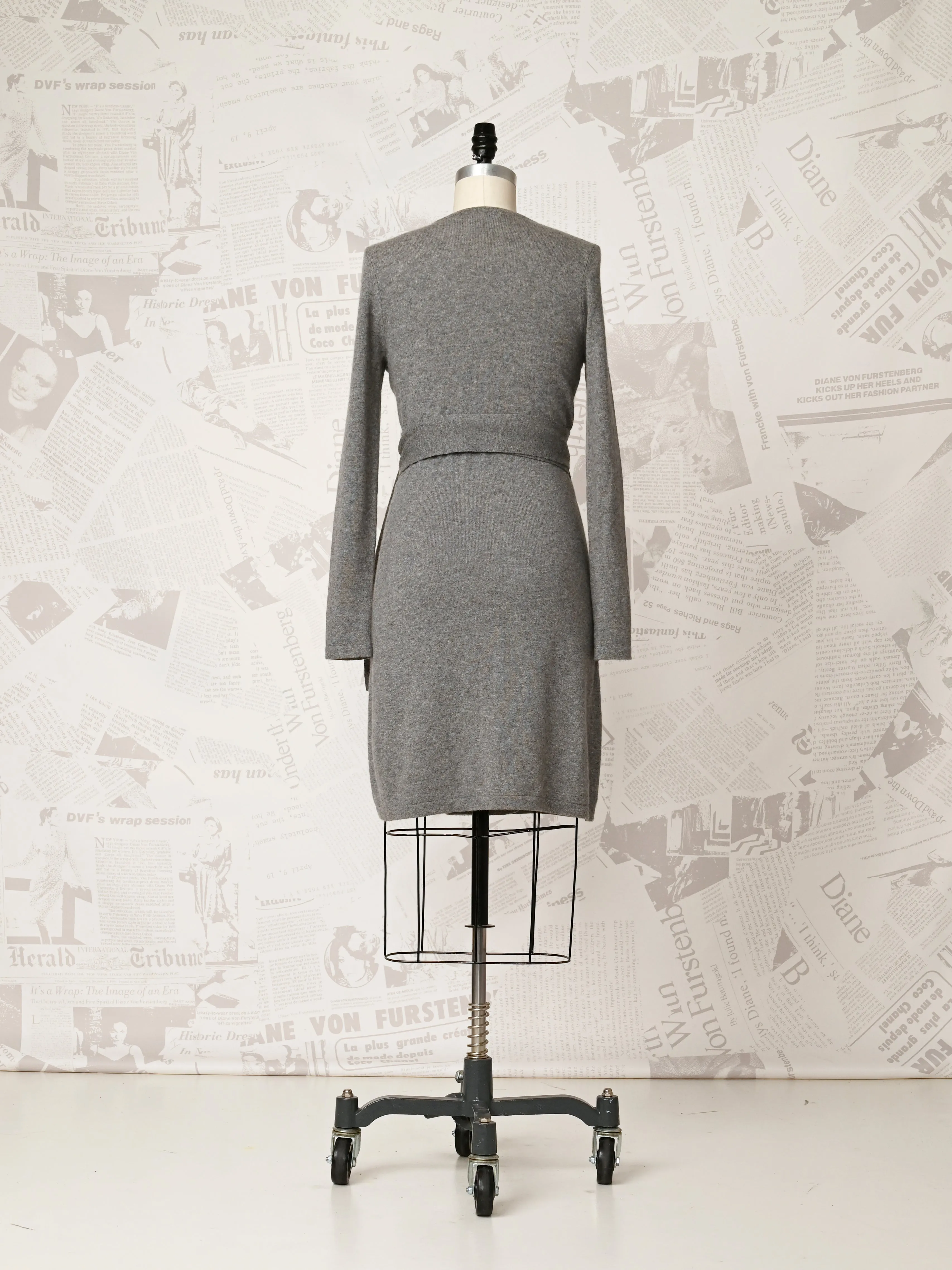 Wool Wrap Dress - DVF Vintage sold by Diane Von Furstenberg product image thumbnail 2